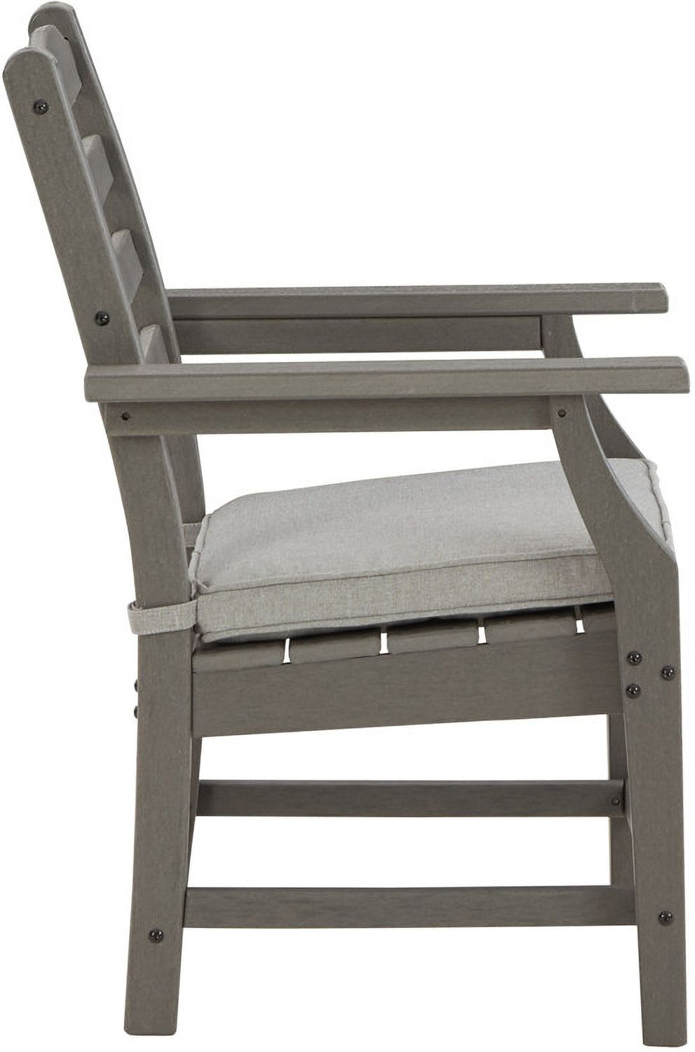 Visola Gray Arm Chair With Cushion Set of 2 P802601A
