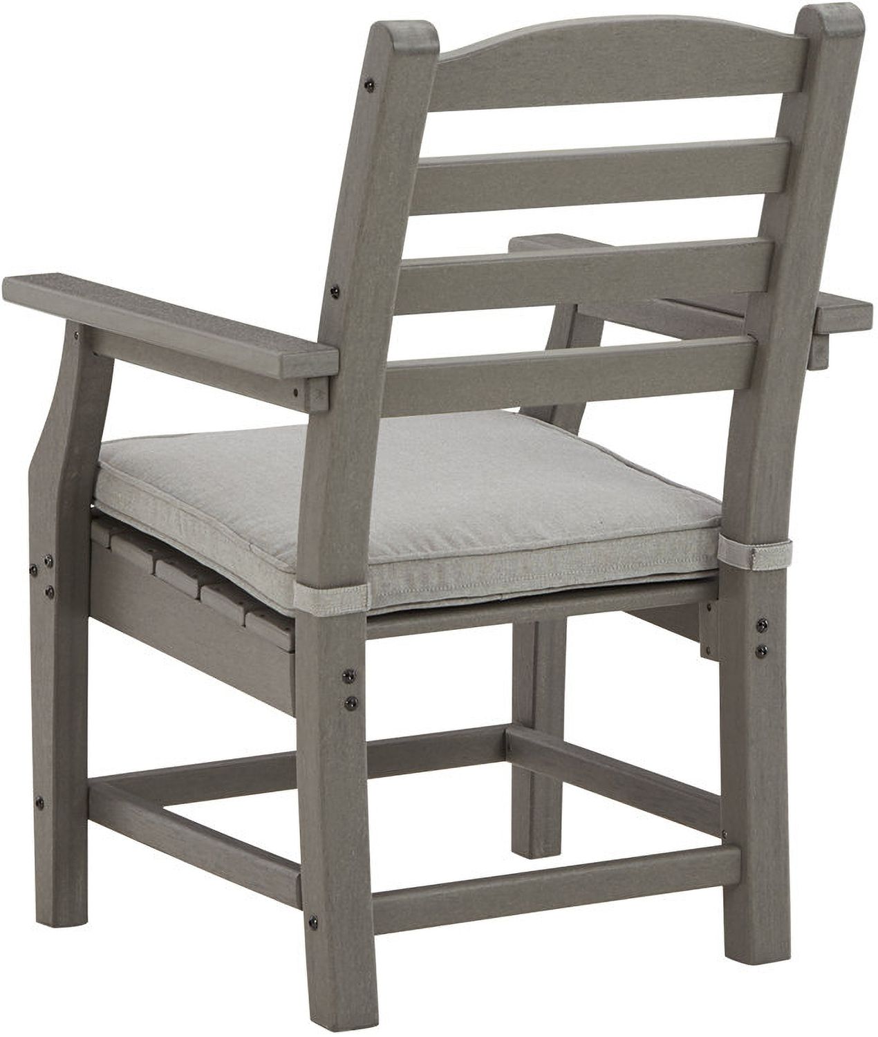 Visola Gray Arm Chair With Cushion Set of 2 P802601A