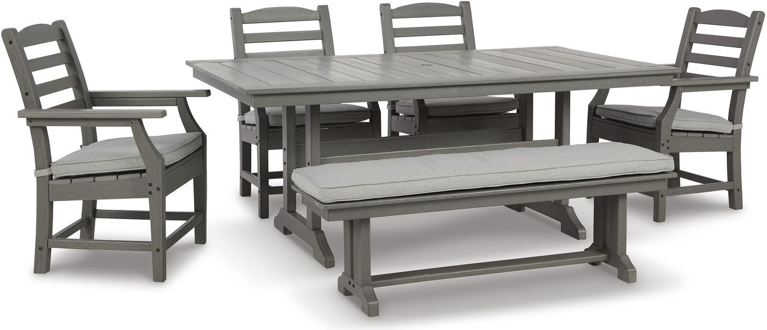Visola Gray Arm Chair With Cushion Set of 2 P802601A