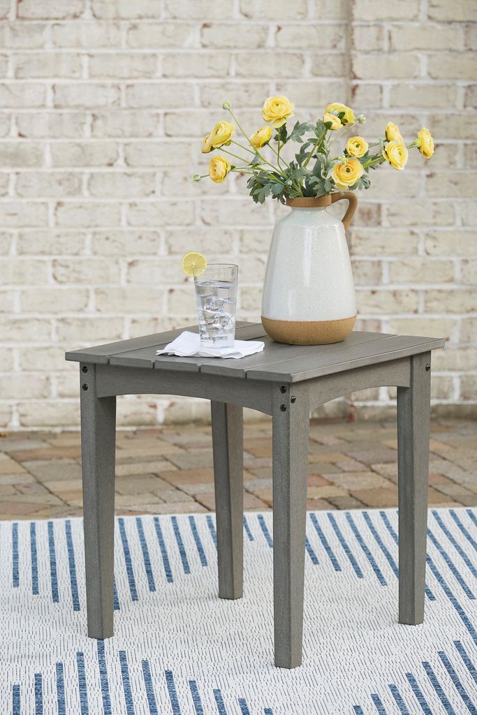 Visola Gray Square End Table P802702