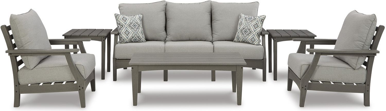 Visola Gray Square End Table P802702