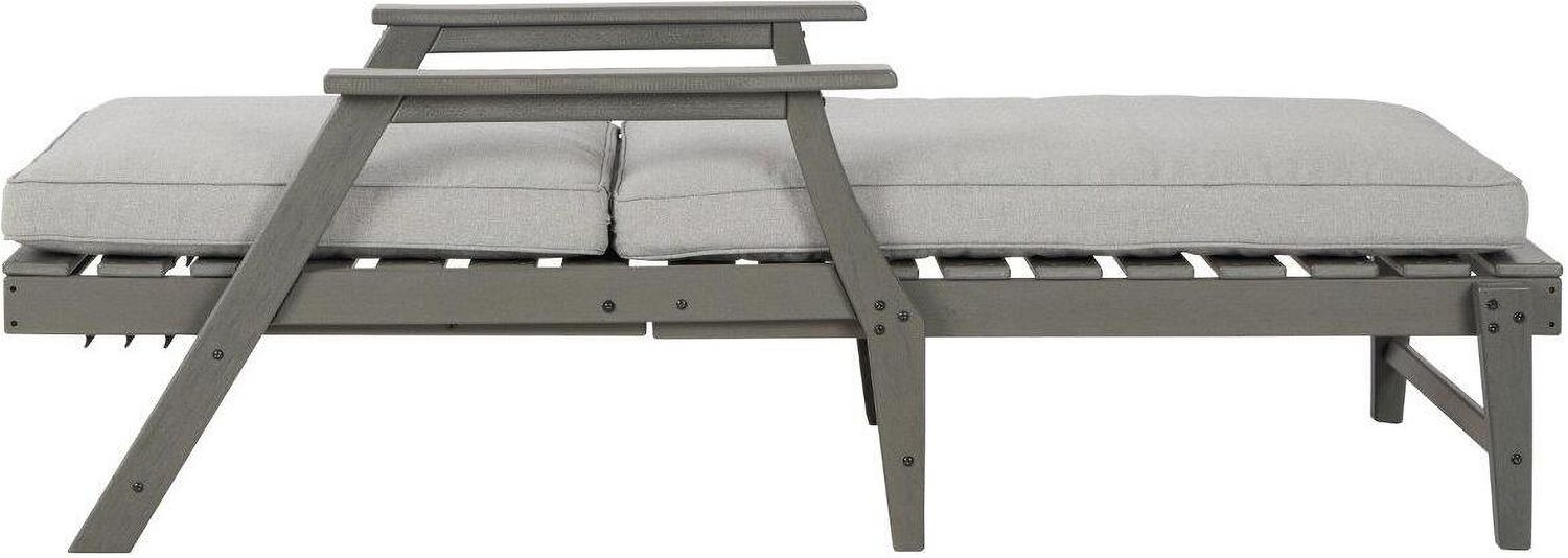 Visola Gray Chaise Lounge P802815