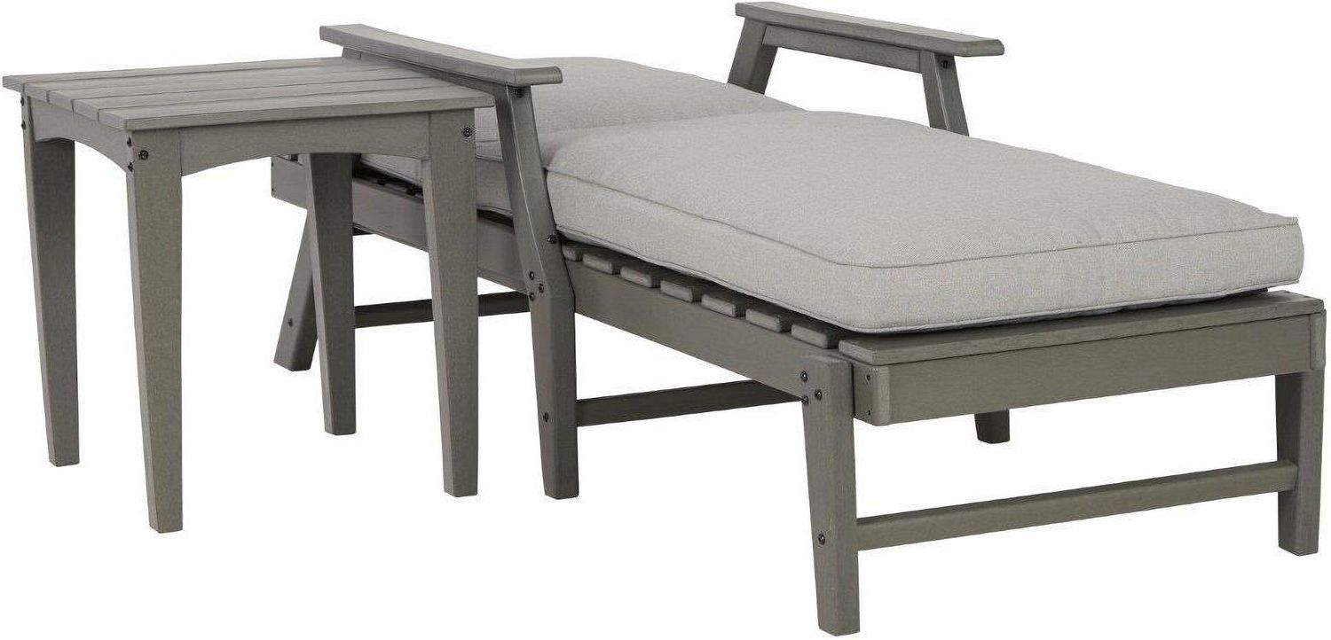 Visola Gray Chaise Lounge P802815