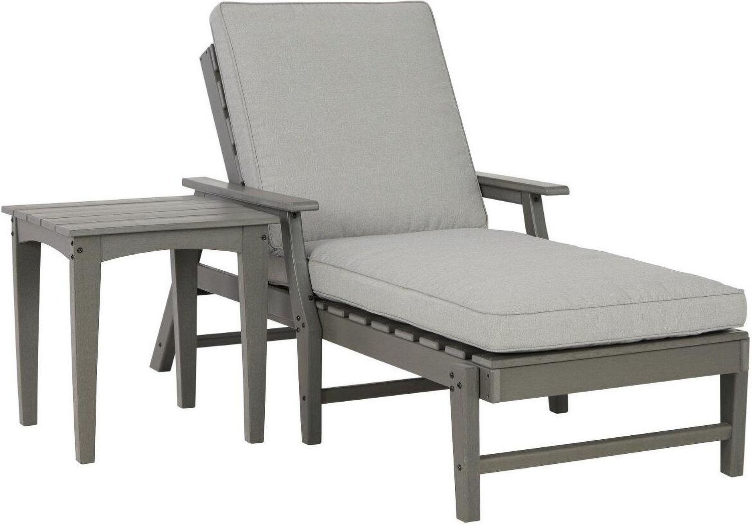 Visola Gray Chaise Lounge P802815