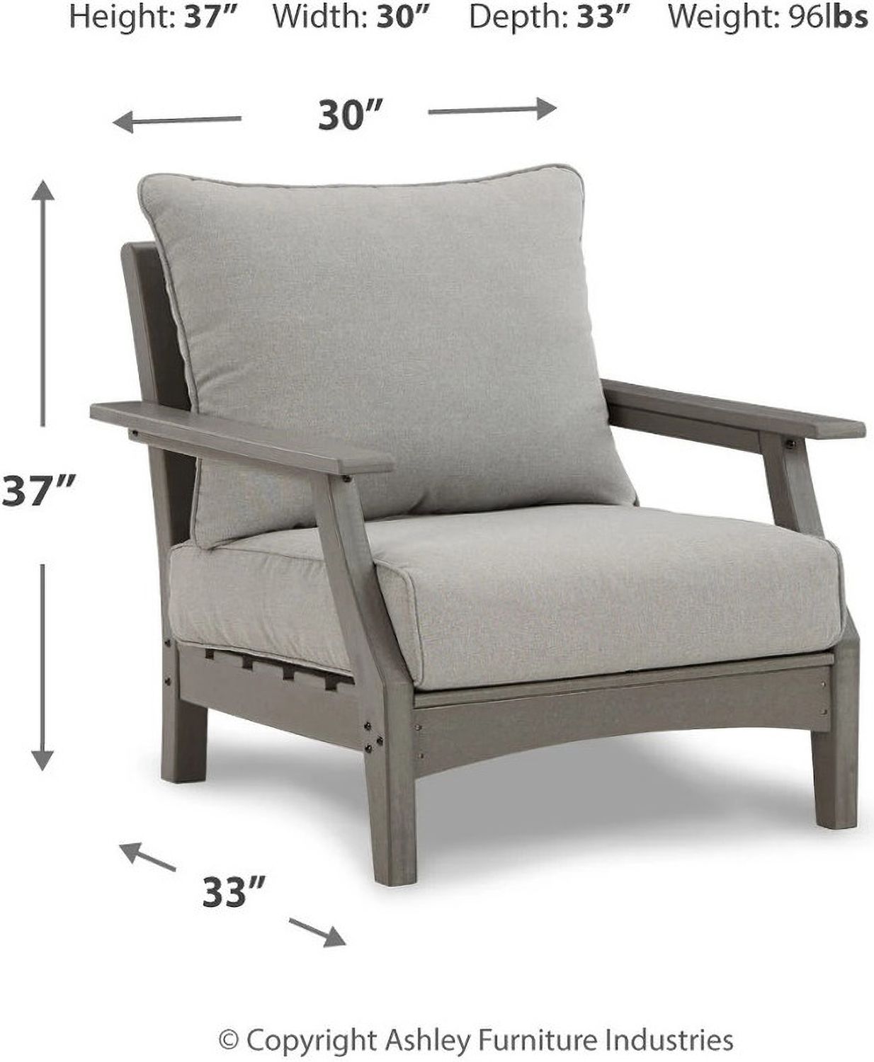 Visola Outdoor Lounge Chair Set of 2 P802820