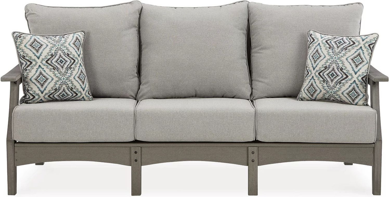 Visola Gray Sofa with Cushion P802838
