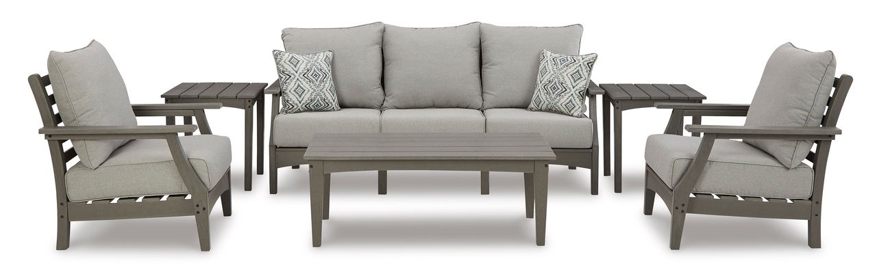 Visola Gray Sofa with Cushion P802838