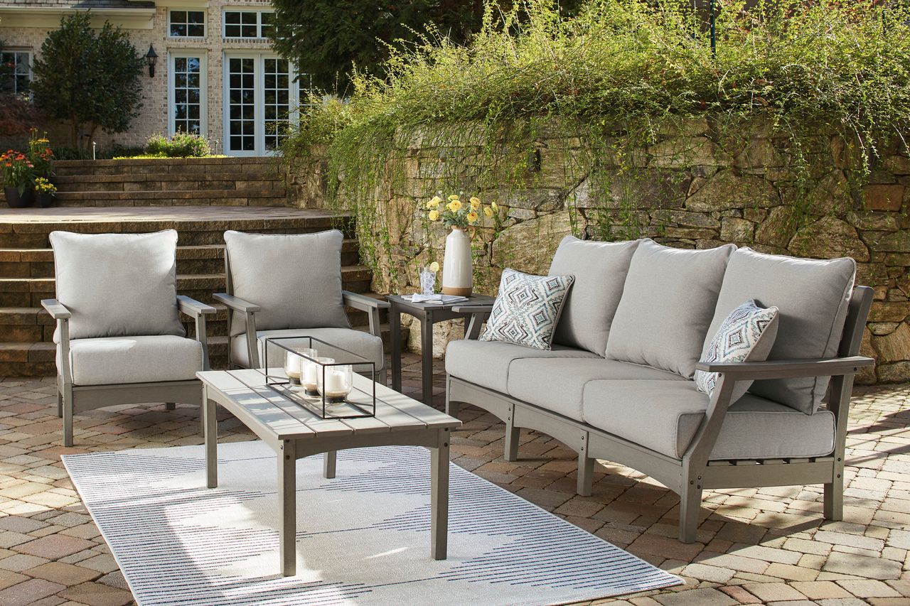 Visola Gray Sofa with Cushion P802838