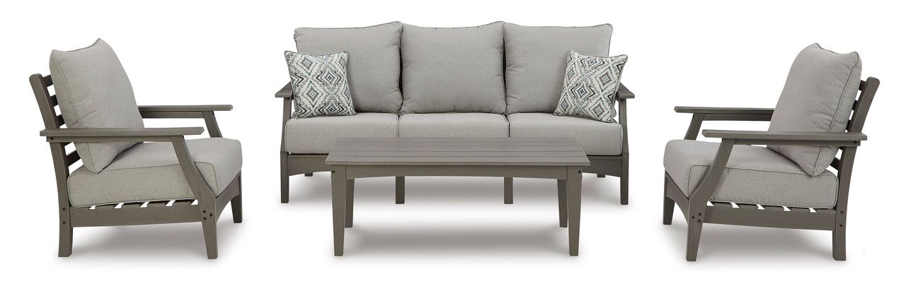 Visola Gray Sofa with Cushion P802838