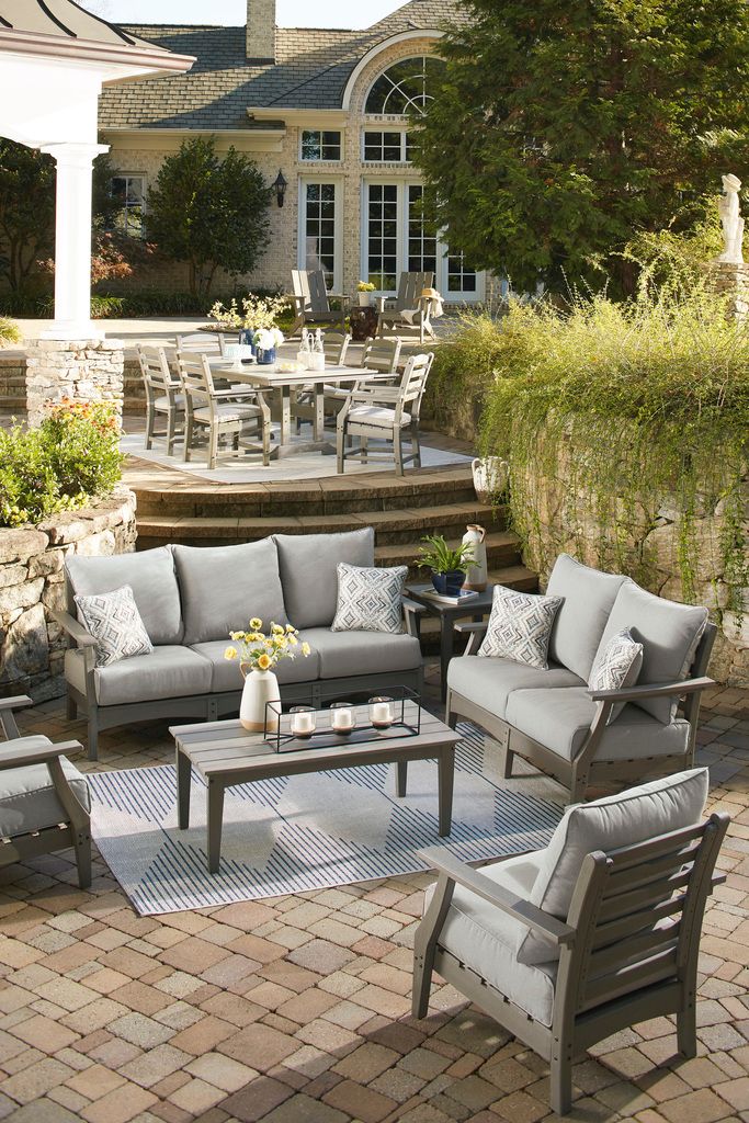 Visola Gray Sofa with Cushion P802838