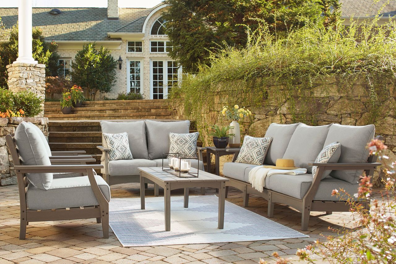 Visola Gray Sofa with Cushion P802838