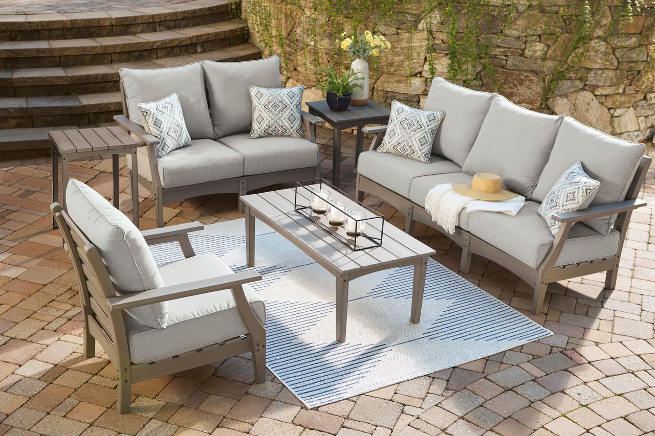 Visola Gray Sofa with Cushion P802838