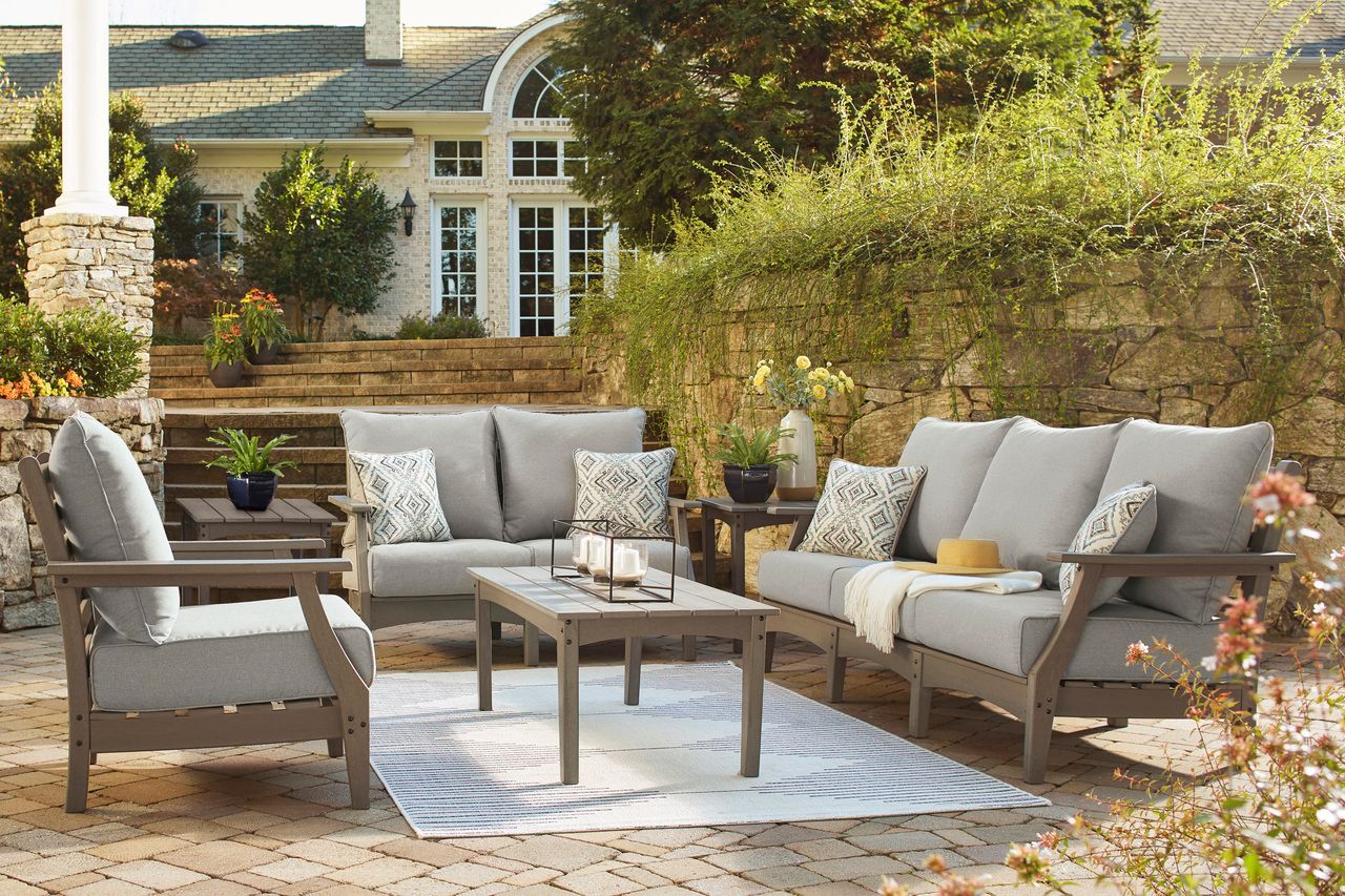 Visola Gray Sofa with Cushion P802838