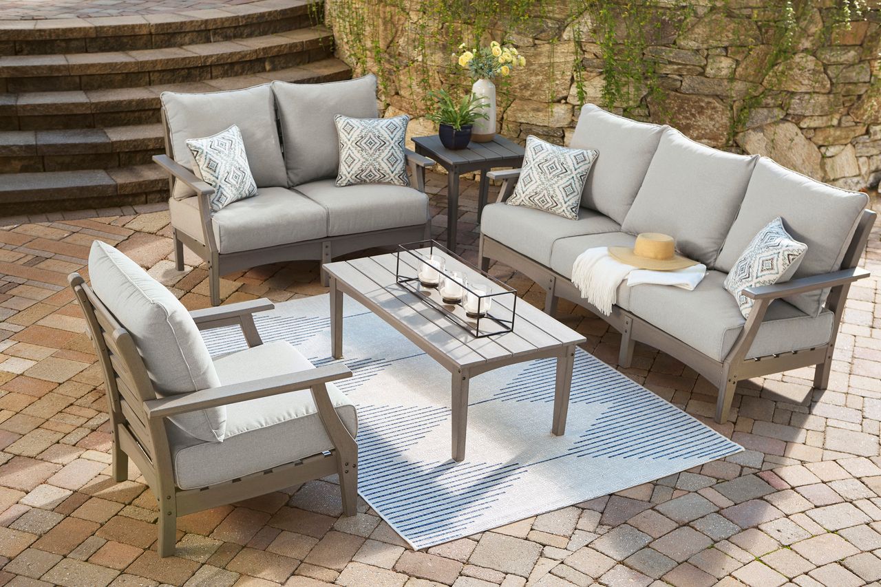 Visola Gray Sofa with Cushion P802838