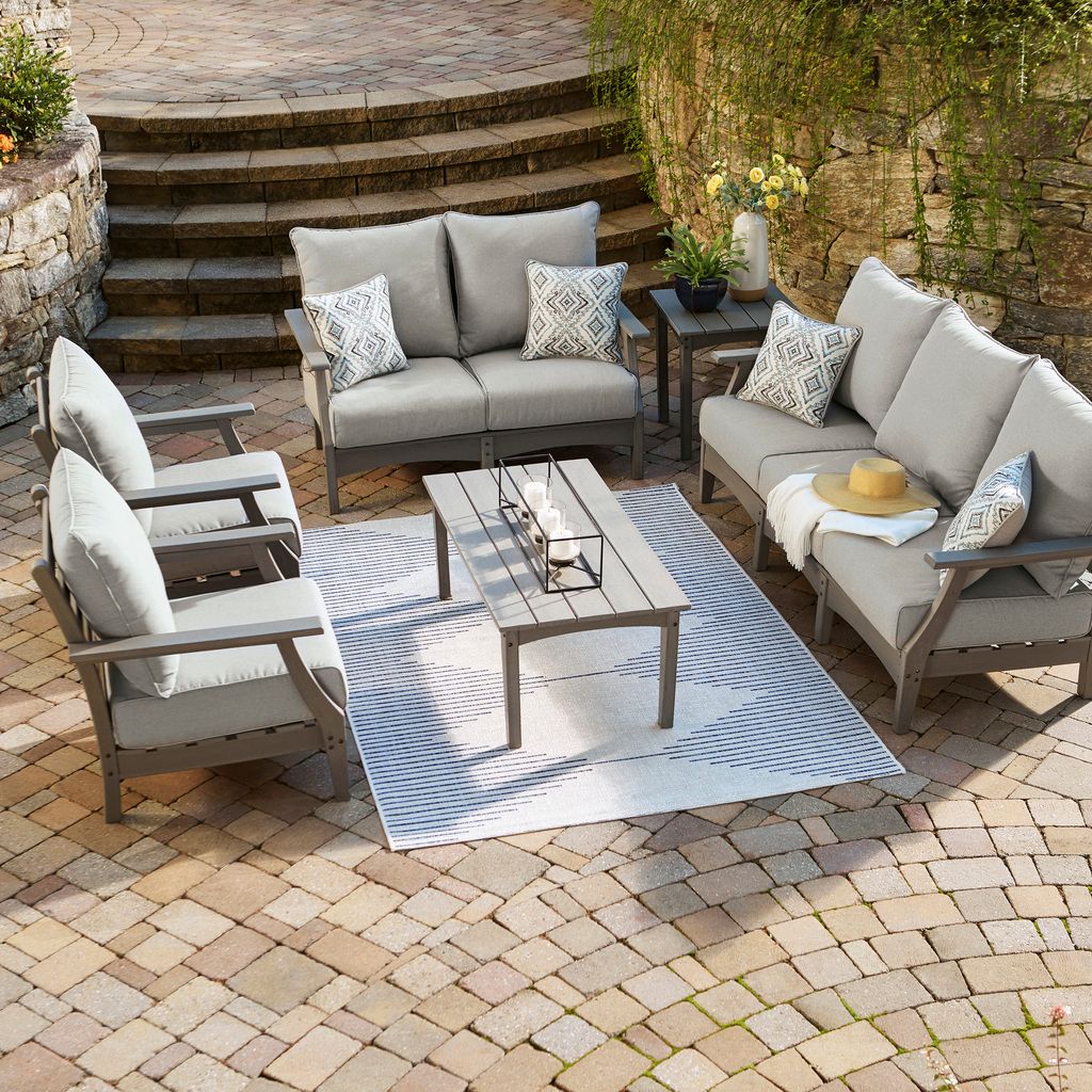 Visola Gray Sofa with Cushion P802838