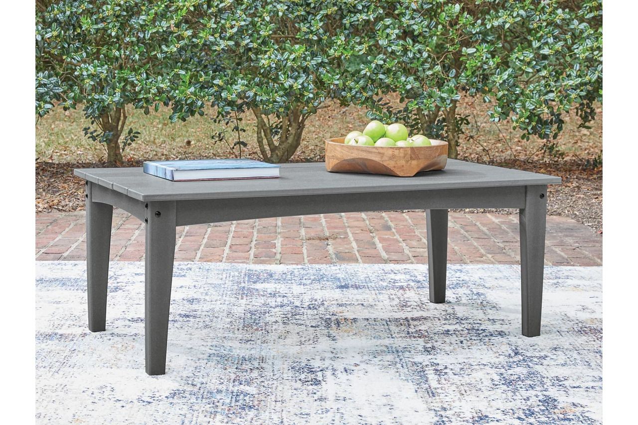 Lone View Bay Outdoor Coffee Table In Gray P803701