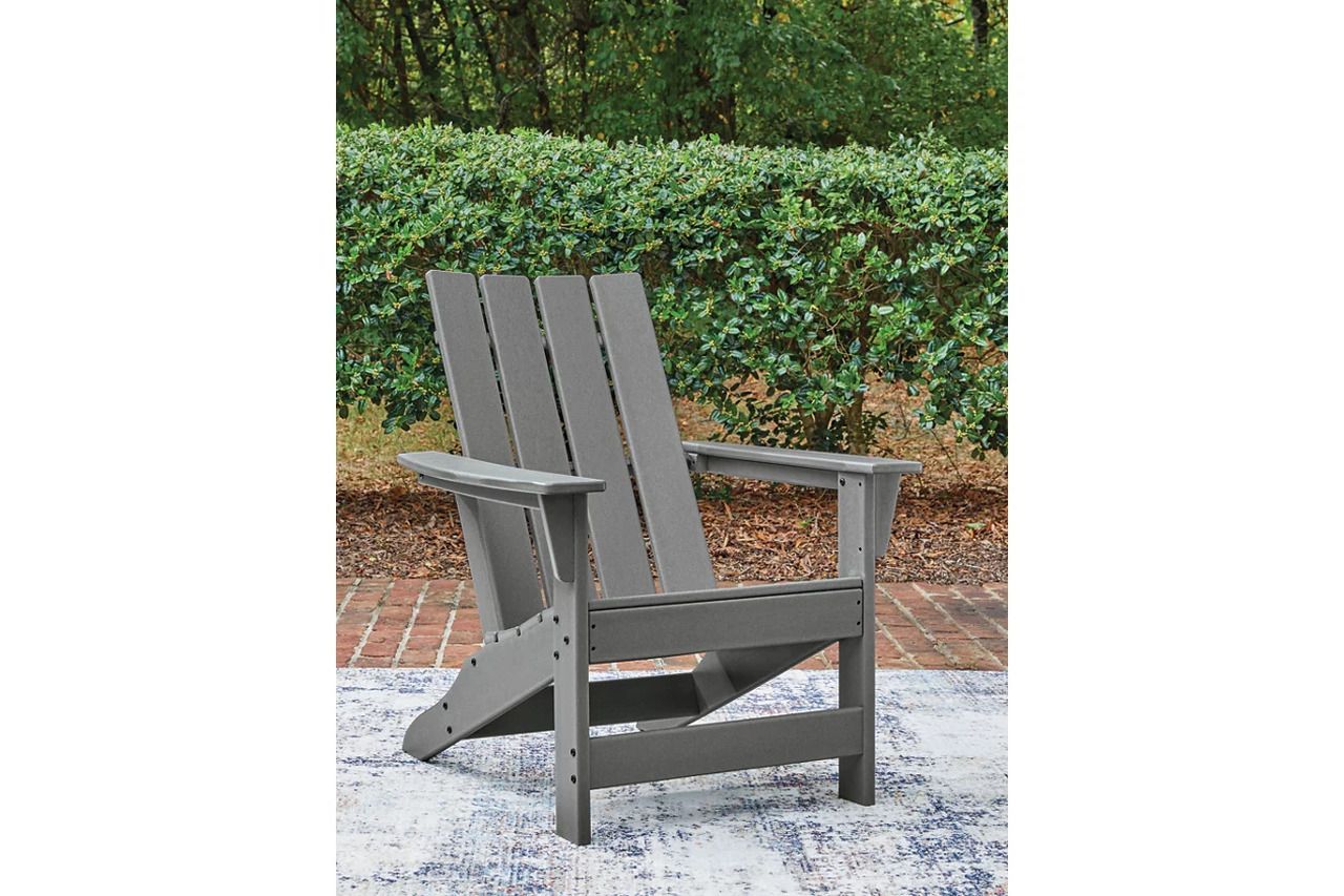 Lone View Bay Adirondack Chair In Gray P803898
