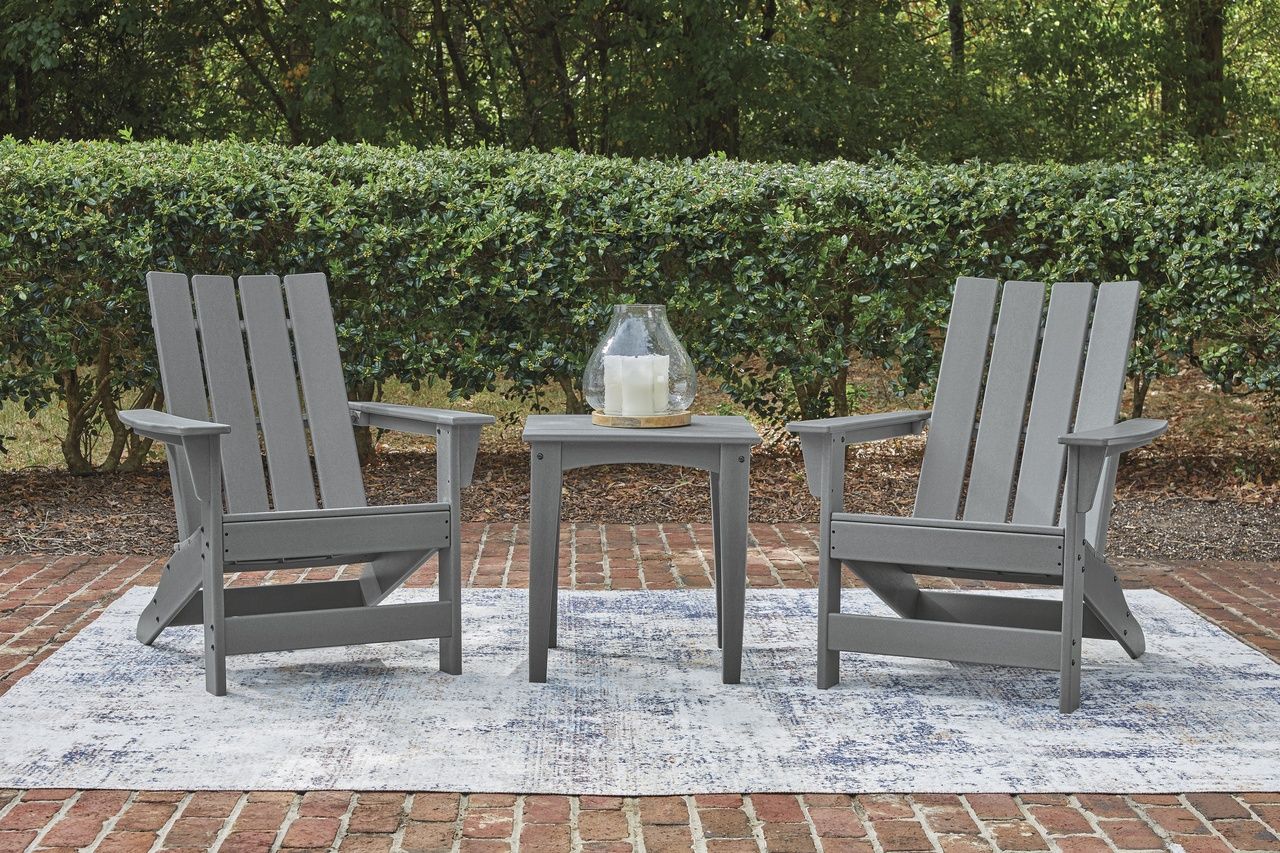 Lone View Bay Adirondack Chair In Gray P803898