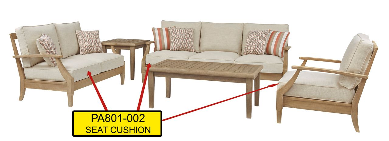 Gerianne Grayish Brown Outdoor Rectangular Cocktail Table P805701