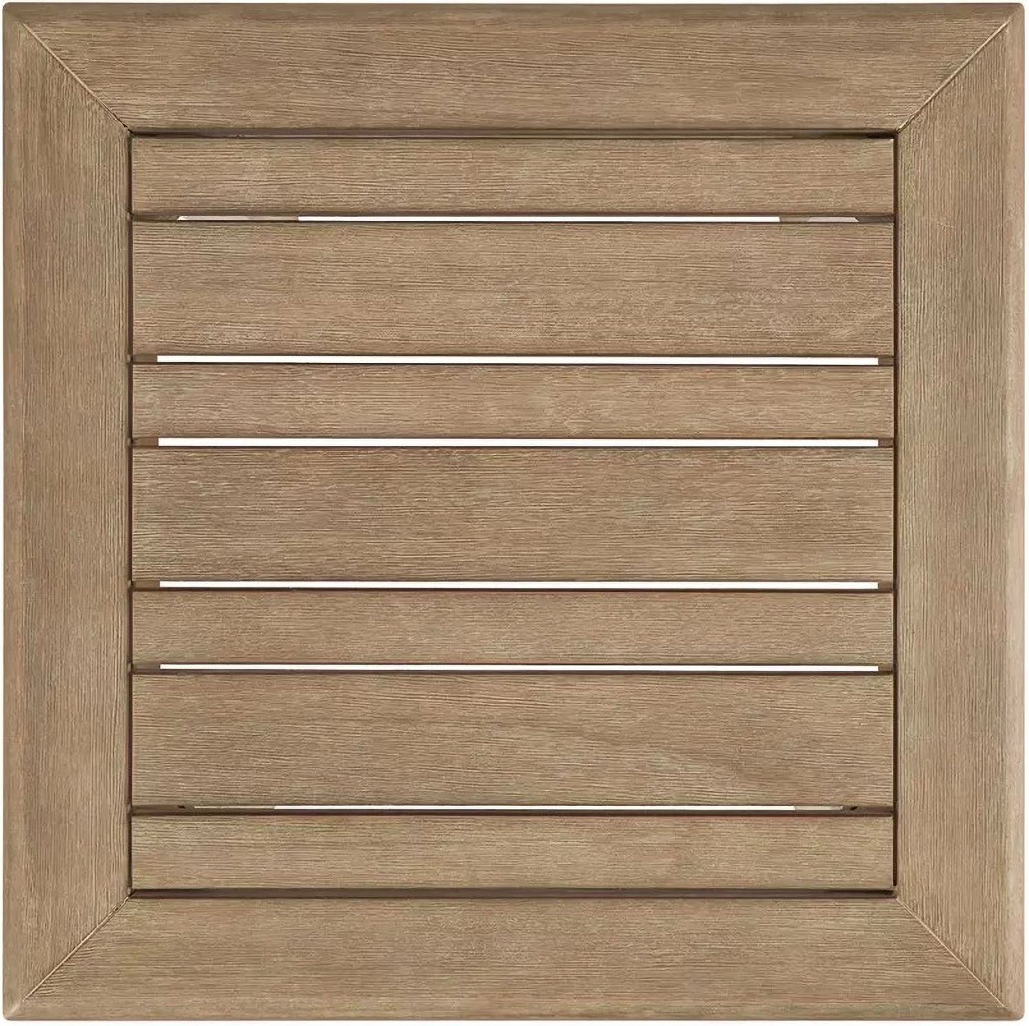 Gerianne Grayish Brown Outdoor Square End Table P805702