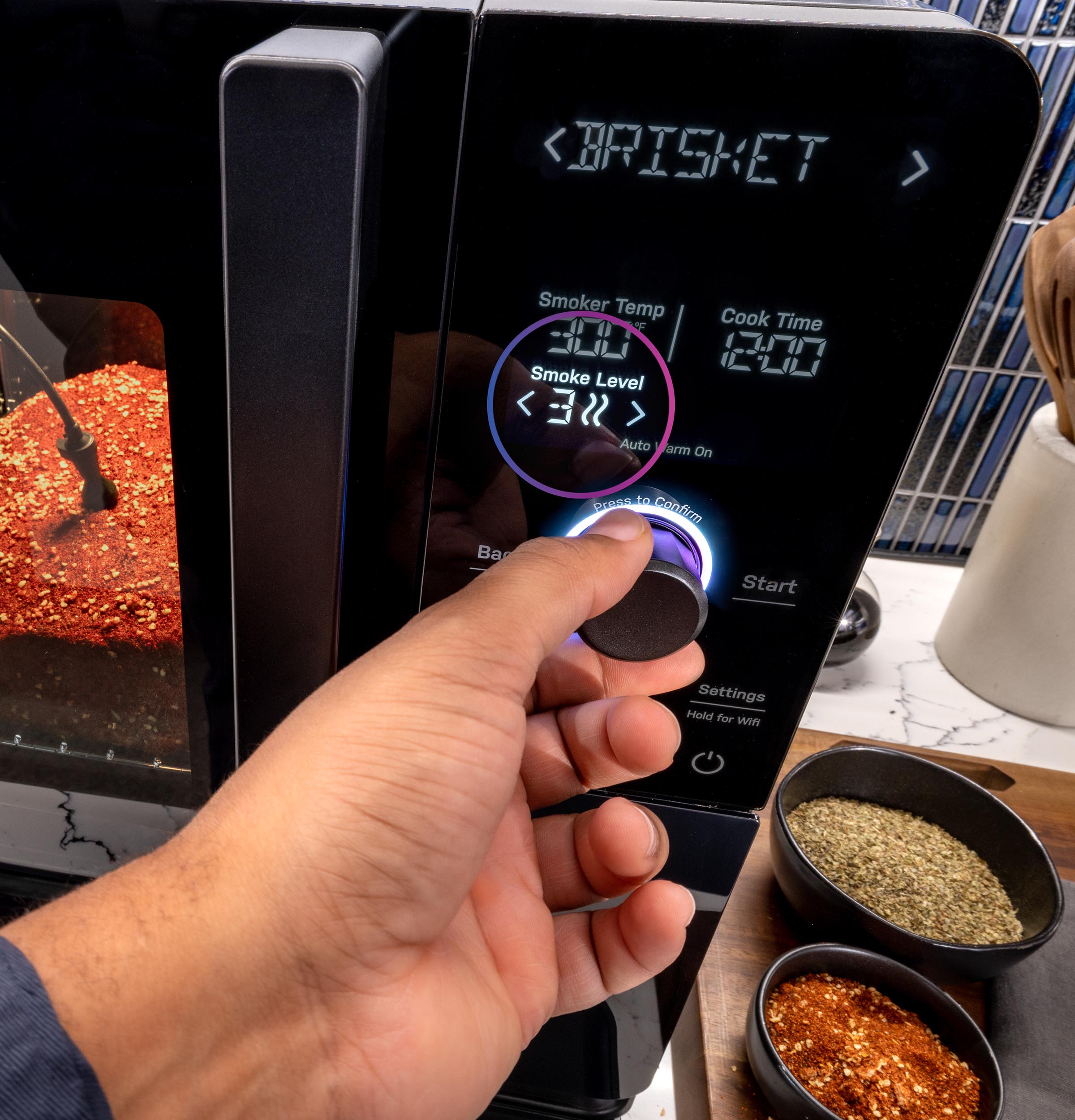 Smart Indoor Pellet Smoker P9SBAAS6VBB
