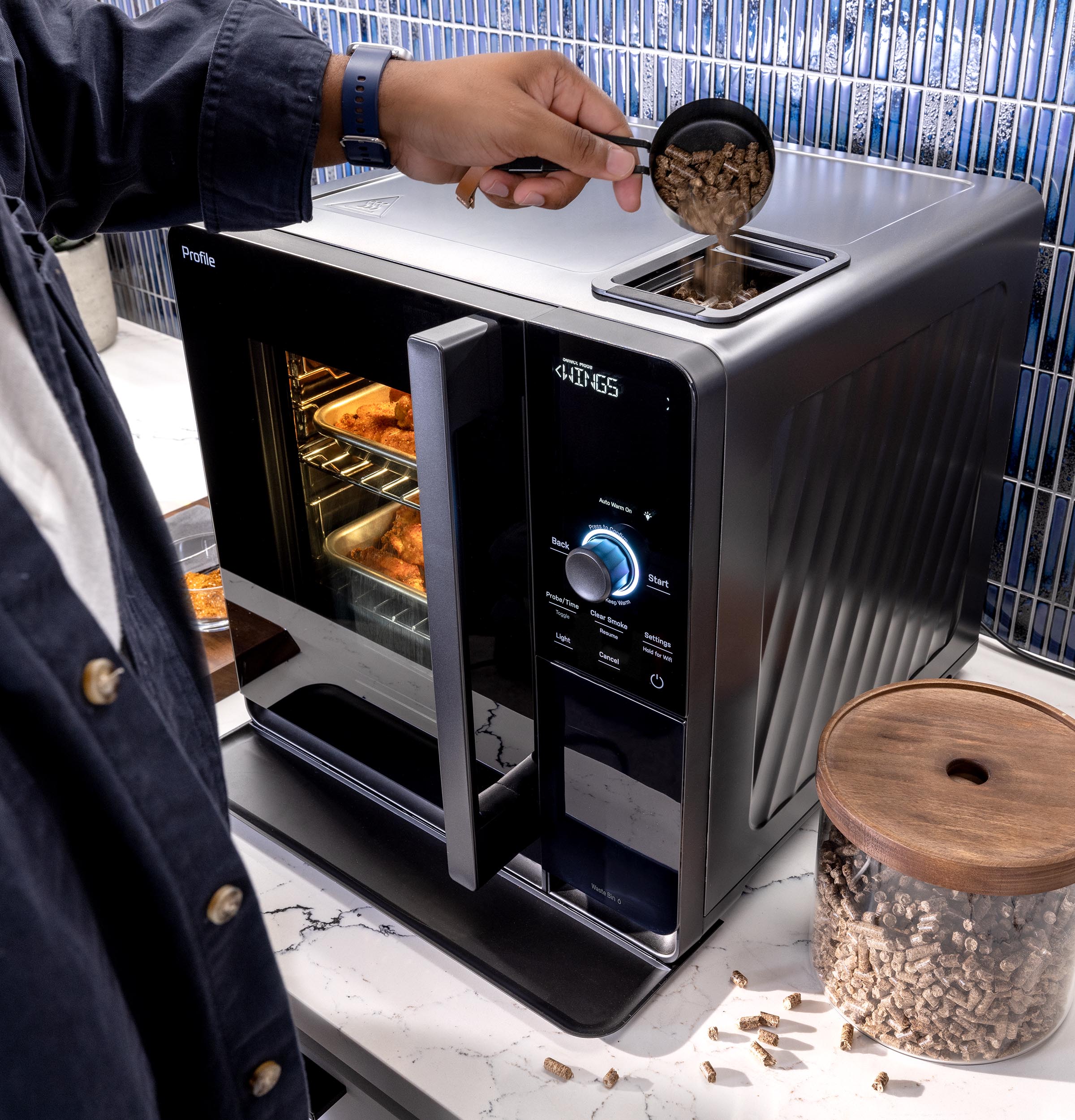Smart Indoor Pellet Smoker P9SBAAS6VBB