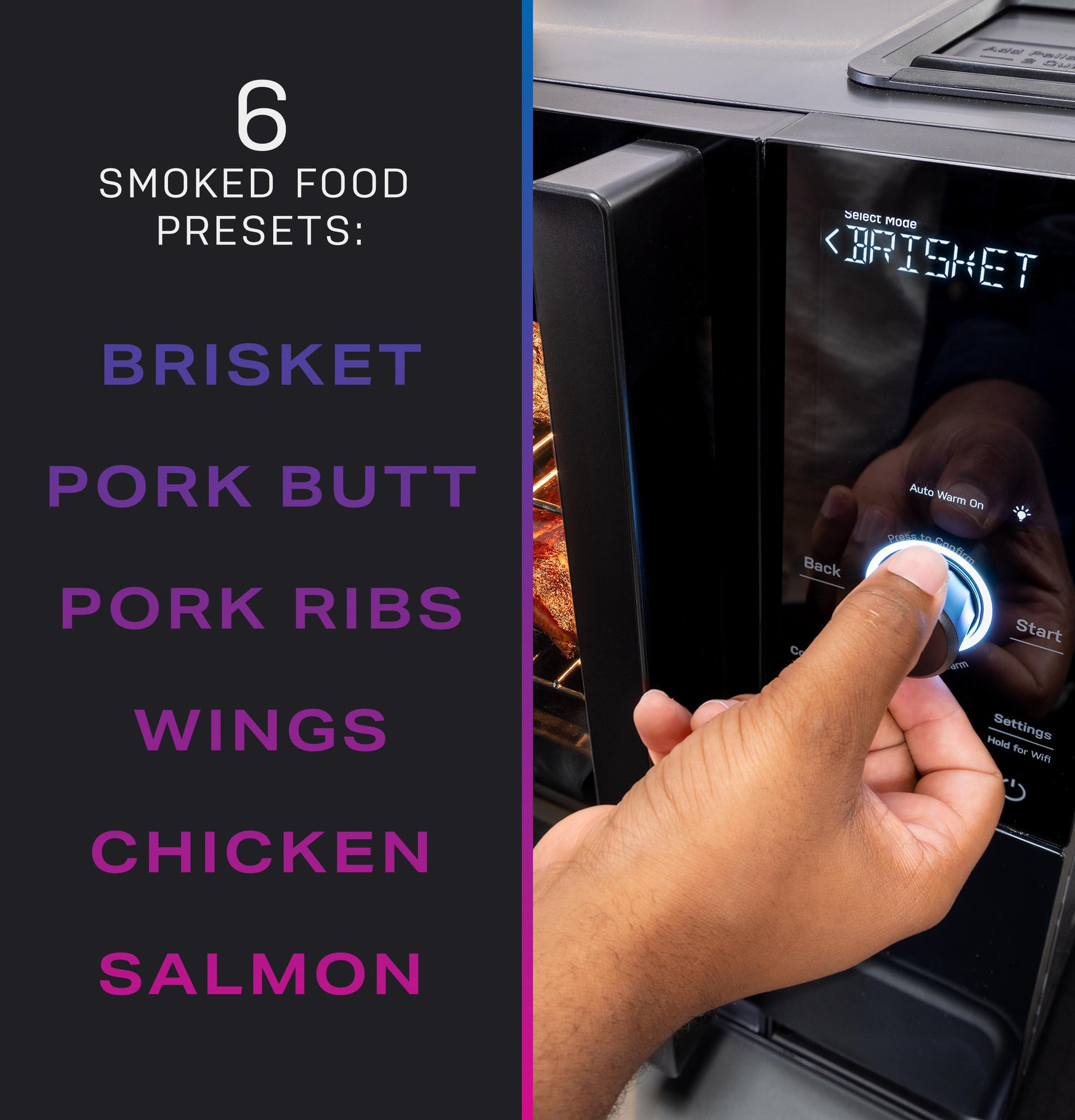GE Profile⢠Smart Indoor Pellet Smoker Accessories Bundle P9SBCAS6WBB