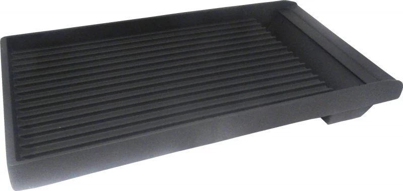 Grill plate ribbed 12" Pro Grill Plate w/ drip tray (for griddle module), Non-Fusion Coating PA12GRILLW