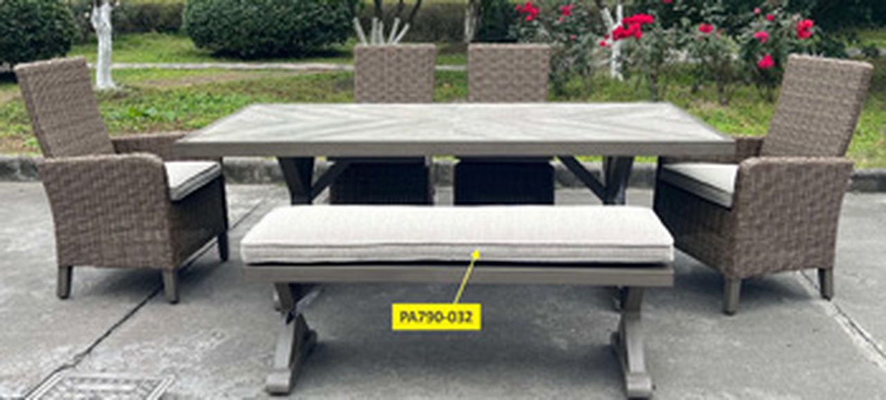 Revare Beach Bench Seat Cushion In Beige PA790032