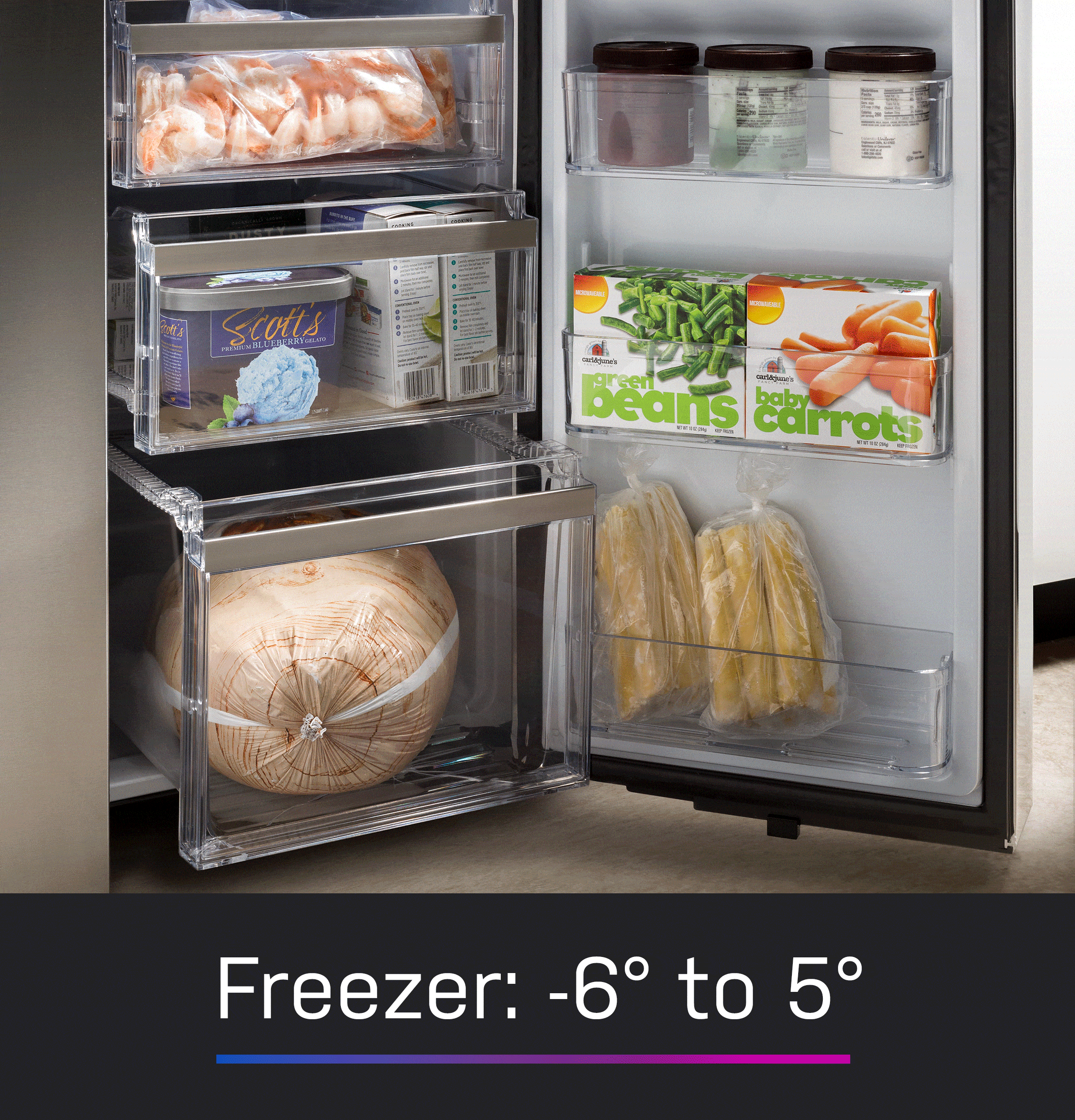 28.4 Cu. Ft. Quad-Door Refrigerator with Dual-Dispense AutoFill Pitcher and Door in Door view 24
