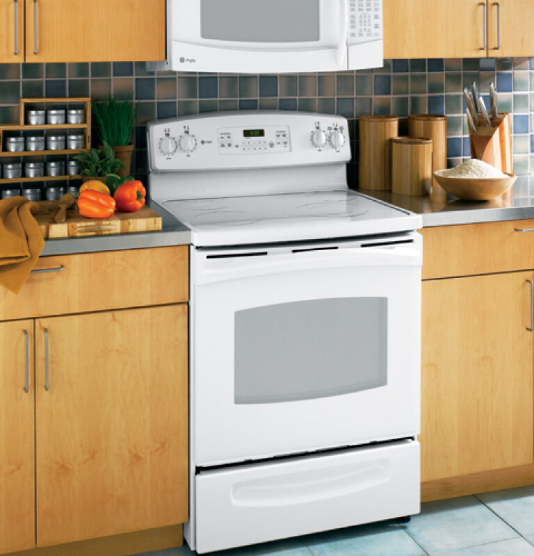 30" Free-Standing Electric Range PB750TNWW, product image 2 of 2