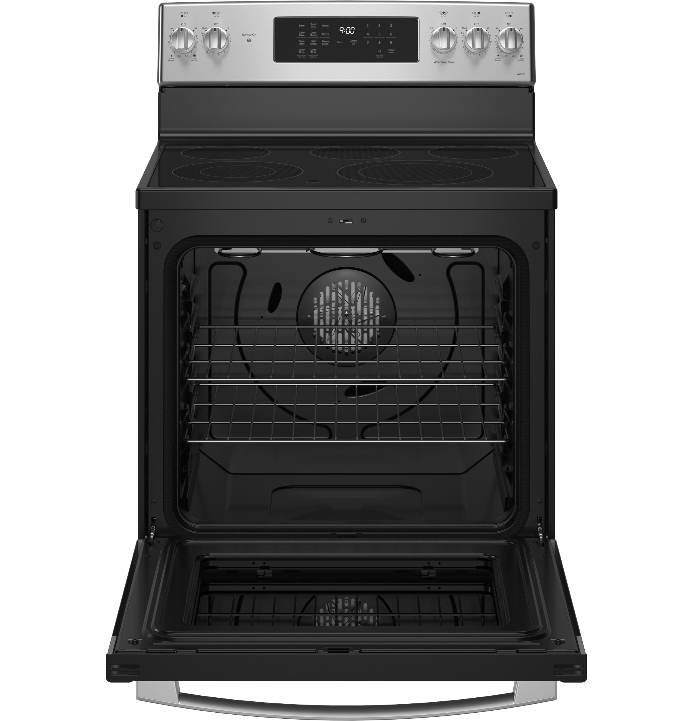 30" Smart Free-Standing Electric Convection Fingerprint Resistant Range with No Preheat Air Fry view 3