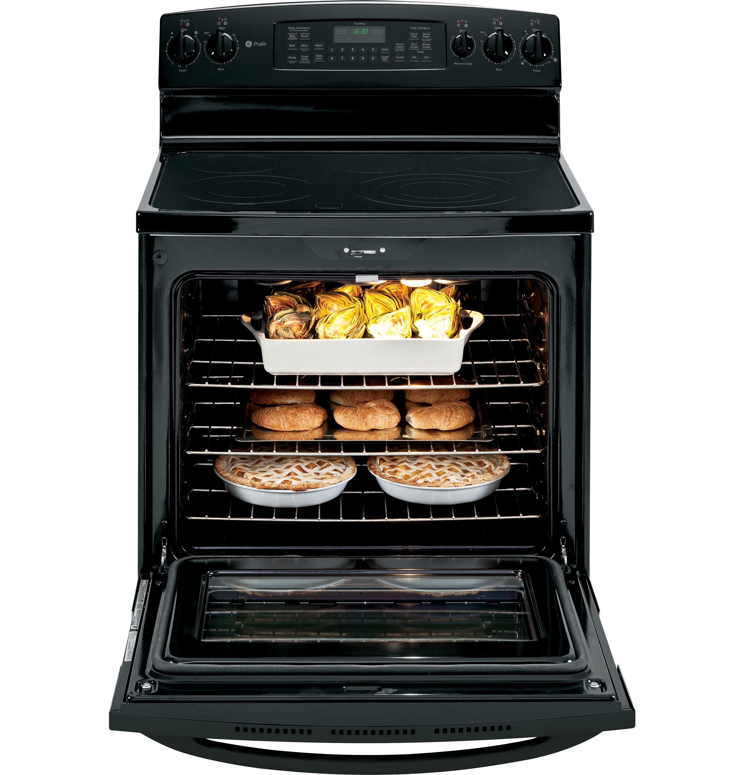30" Free-Standing Convection Range PB905DTBB, product image 4 of 7