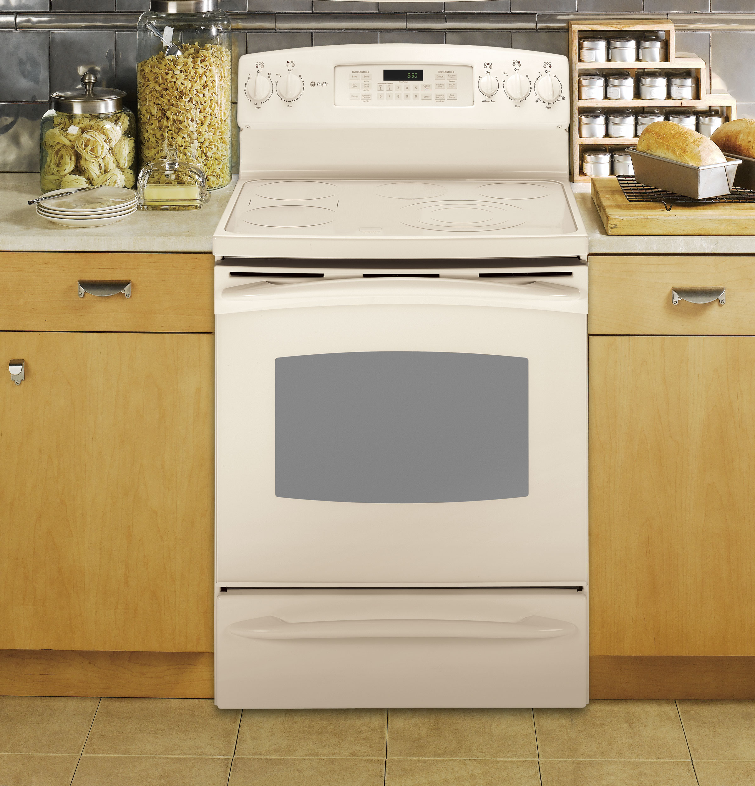 30" Free-Standing Electric Range with Warming Drawer PB910TPCC