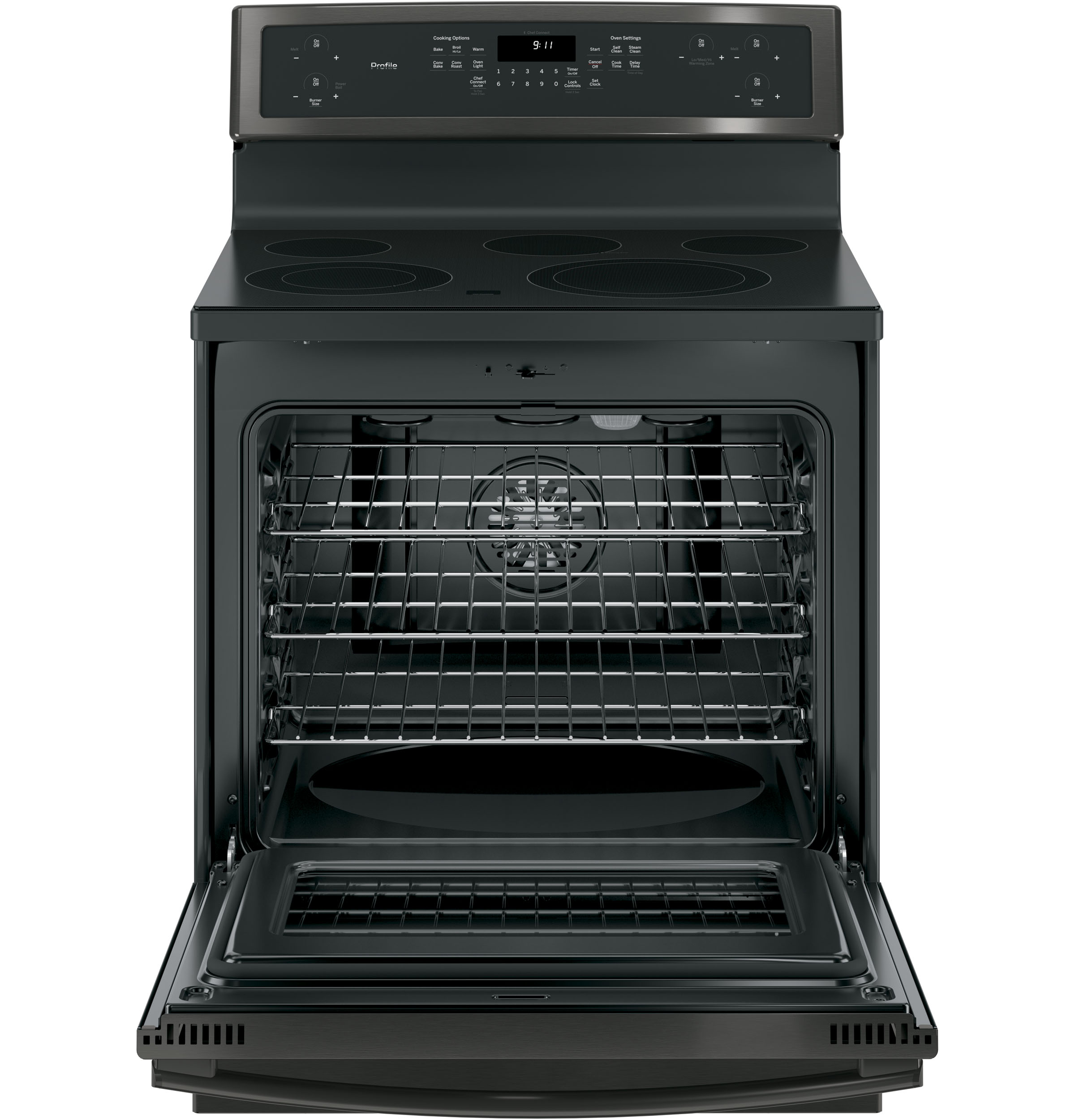 30" Free-Standing Electric Convection Range PB911BJTS, product image 2 of 11