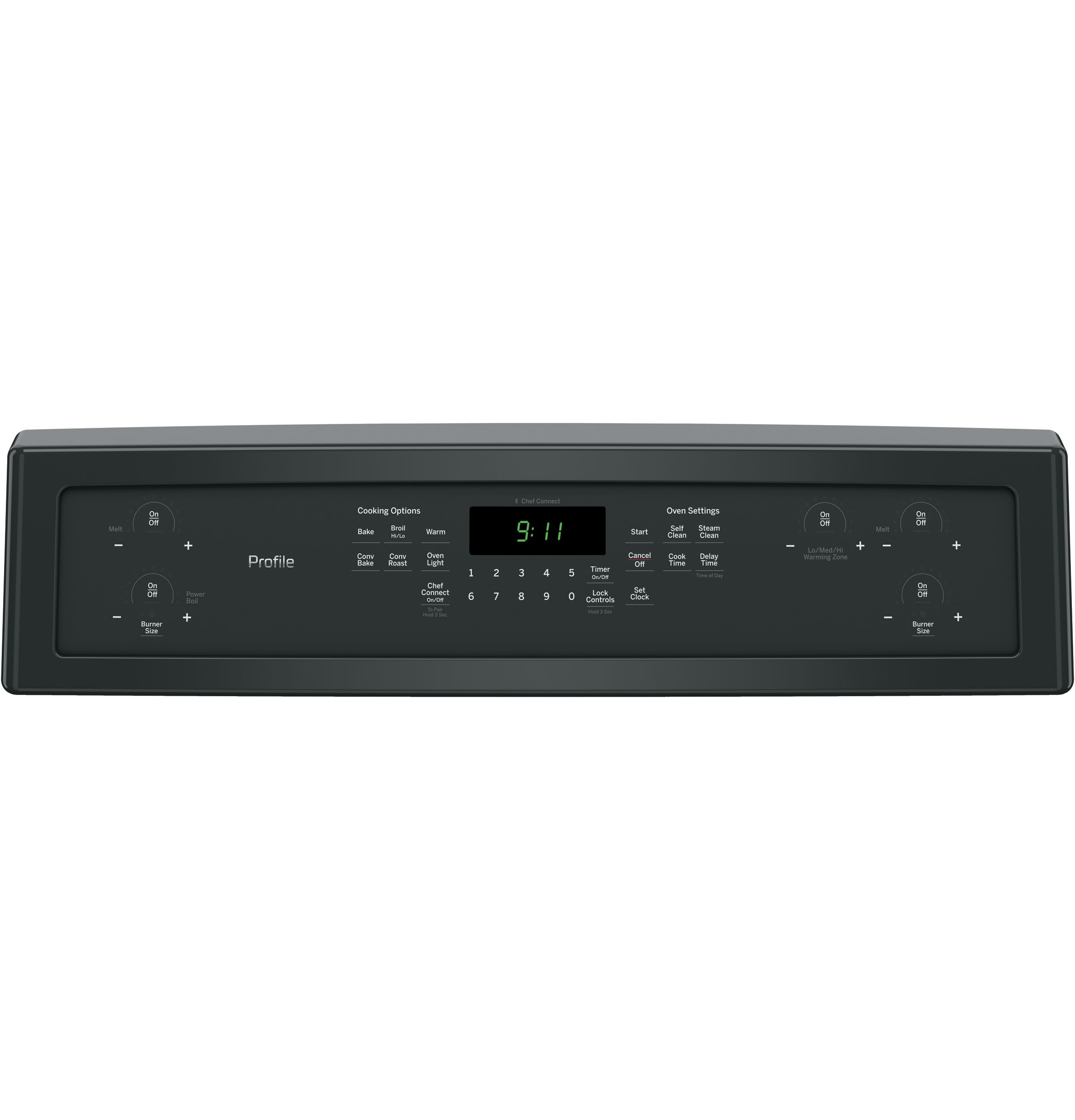 Series 30" Free-Standing Electric Convection Range PB911DJBB, product image 2 of 14