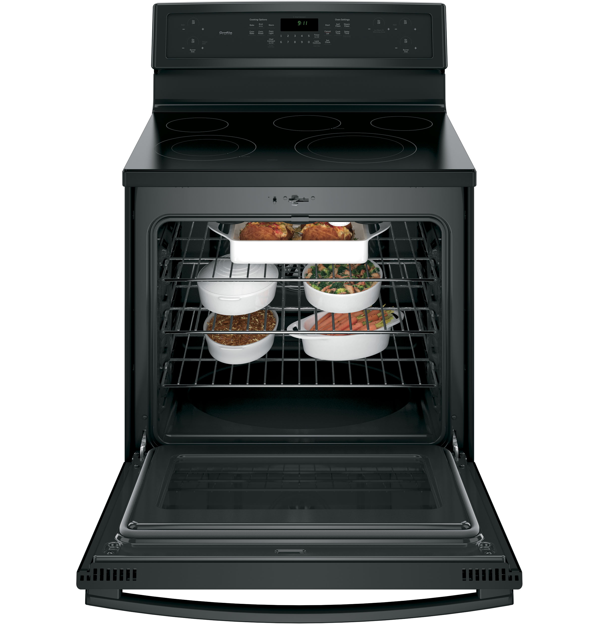 Series 30" Free-Standing Electric Convection Range PB911DJBB, product image 8 of 14