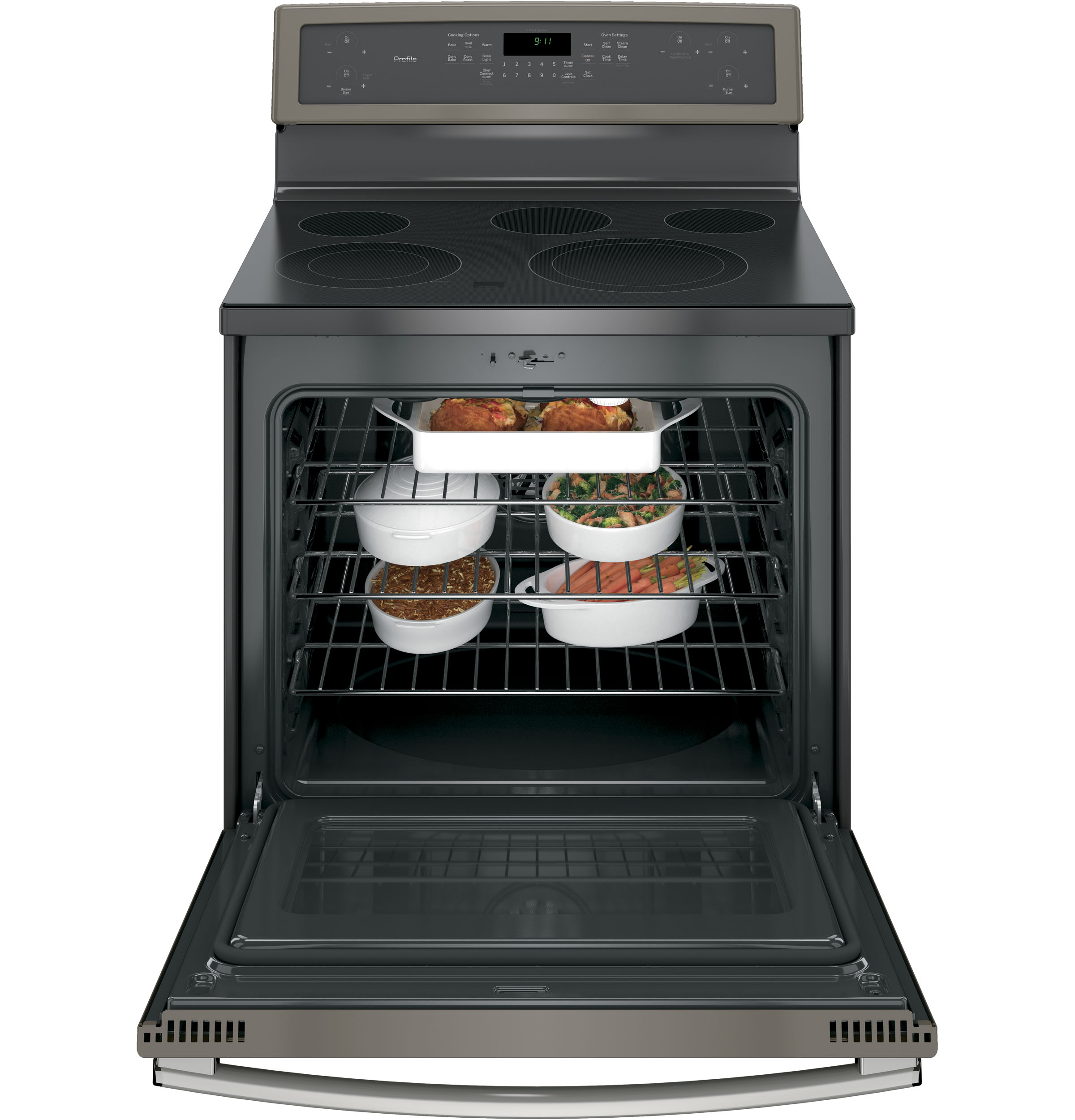 30" Free-Standing Electric Convection Range PB911EJES, product image 7 of 13