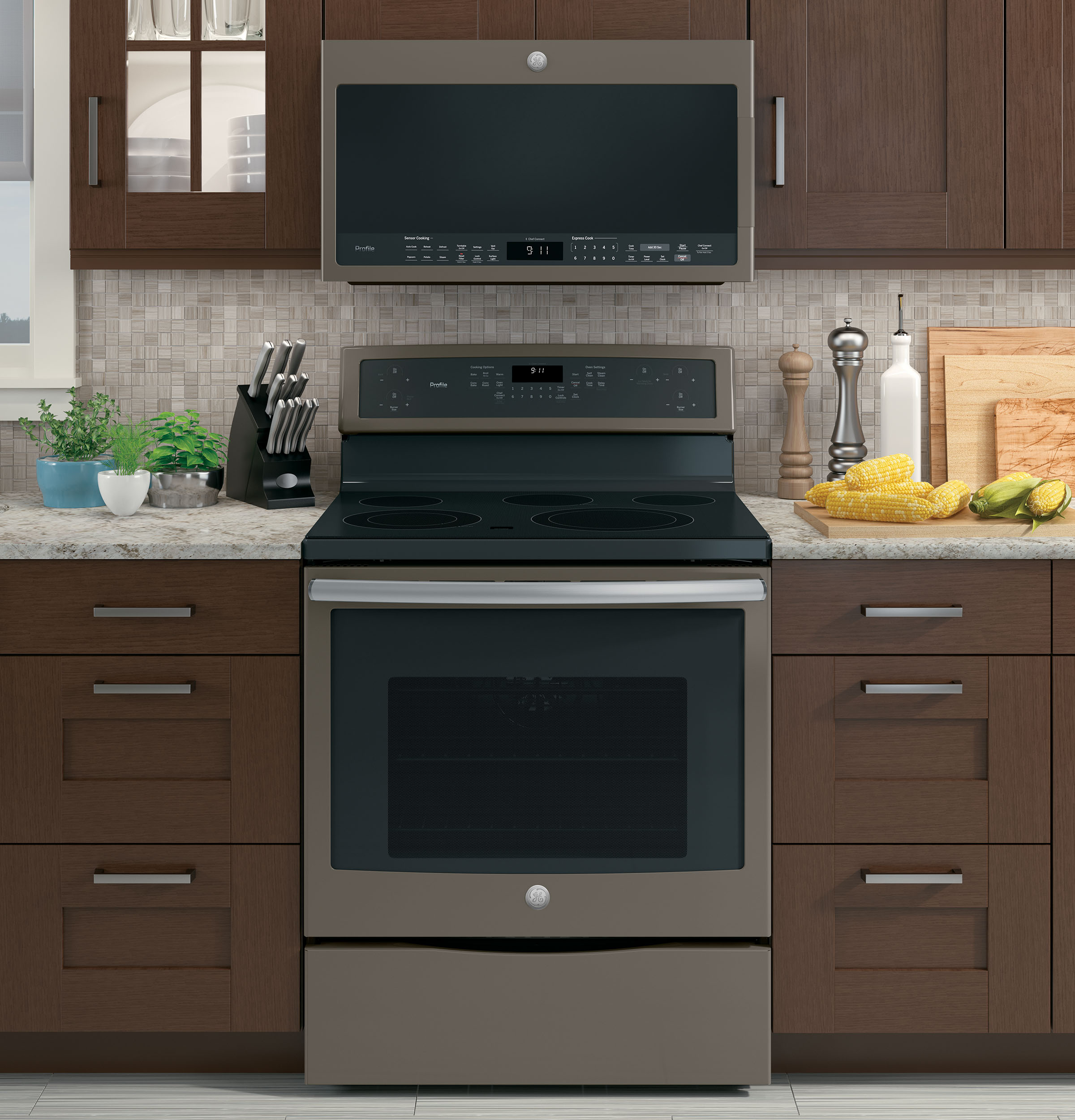 30" Free-Standing Electric Convection Range PB911EJES, product image 9 of 13