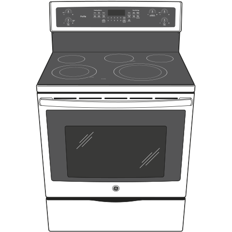 30" Free-Standing Electric Convection Range PB911FJDS