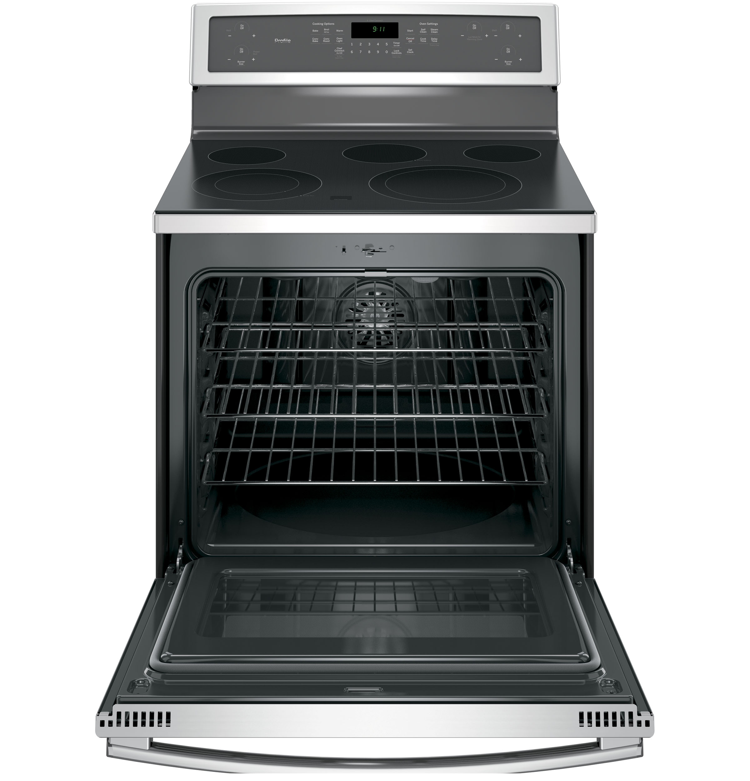 30" Free-Standing Electric Convection Range PB911SJSS, product image 3 of 22