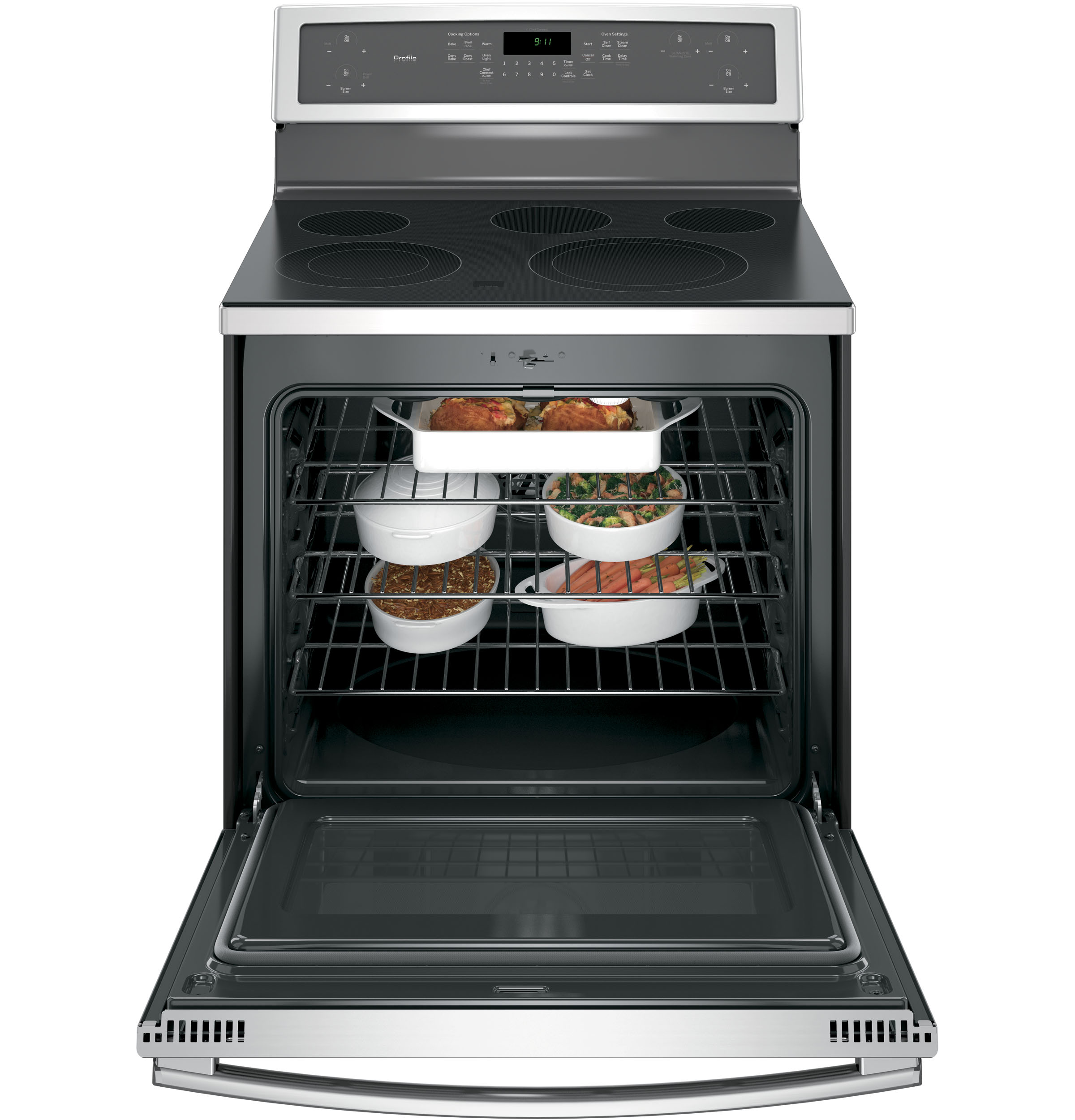 30" Free-Standing Electric Convection Range PB911SJSS, product image 16 of 22
