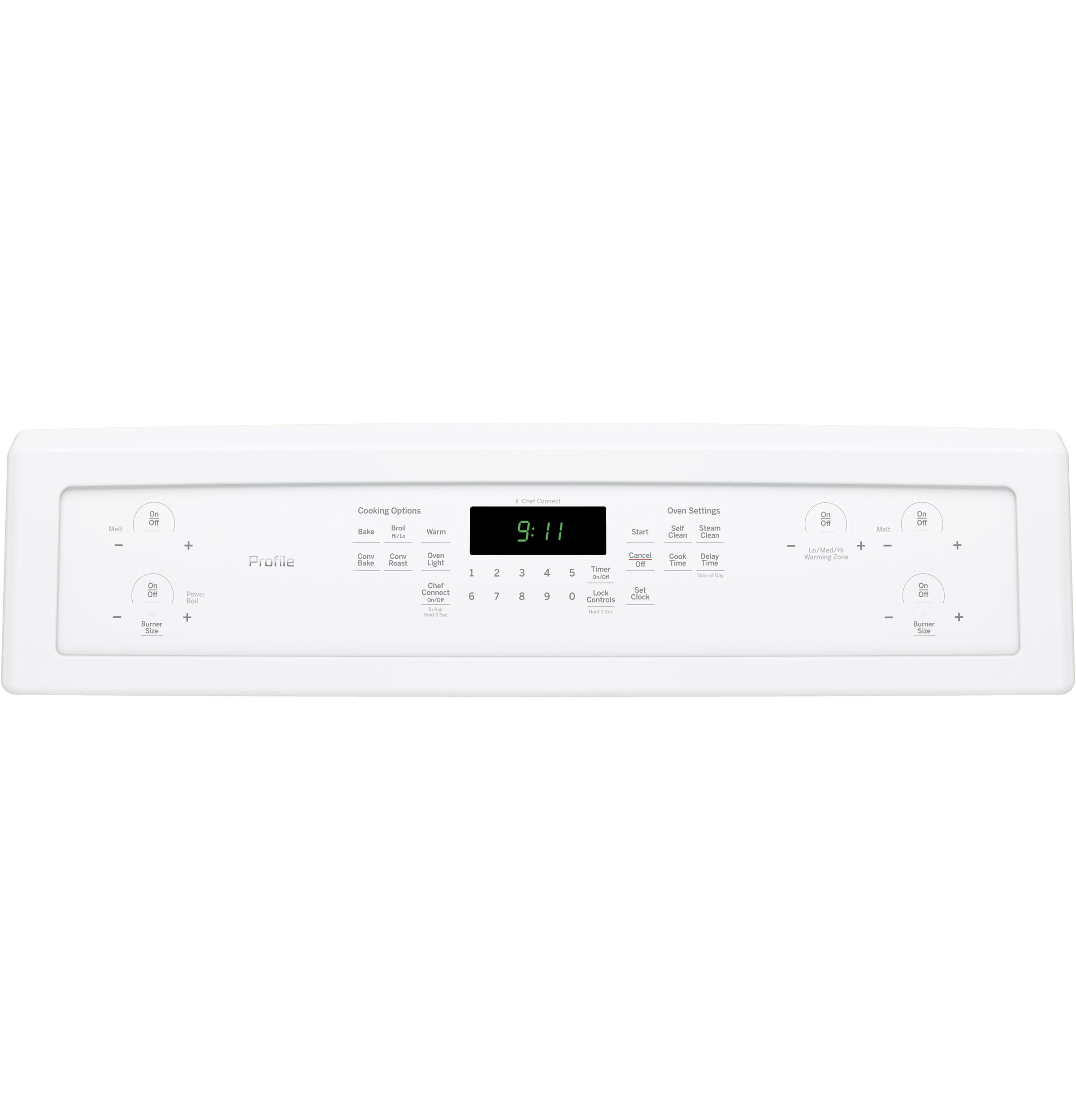 Series 30" Free-Standing Electric Convection Range PB911TJWW, product image 9 of 18