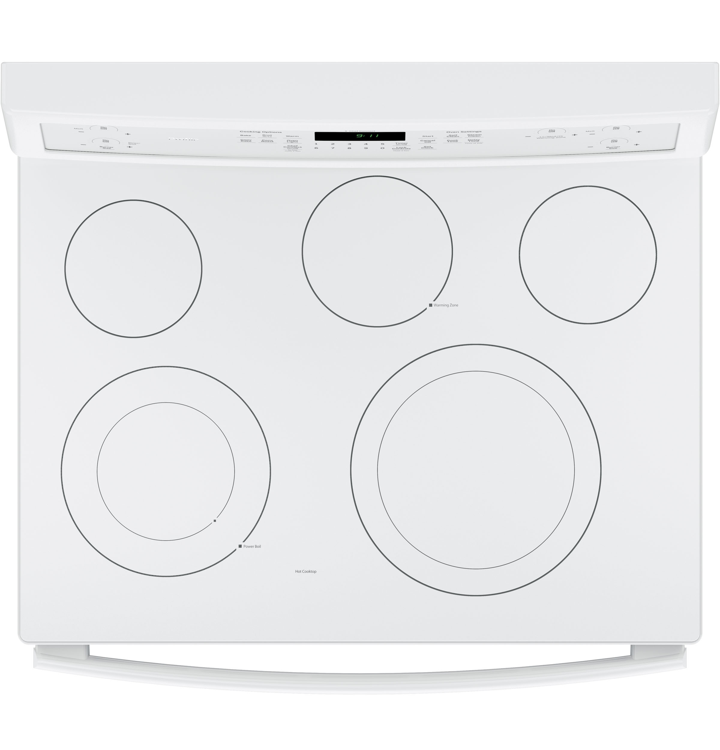 Series 30" Free-Standing Electric Convection Range PB911TJWW, product image 4 of 18