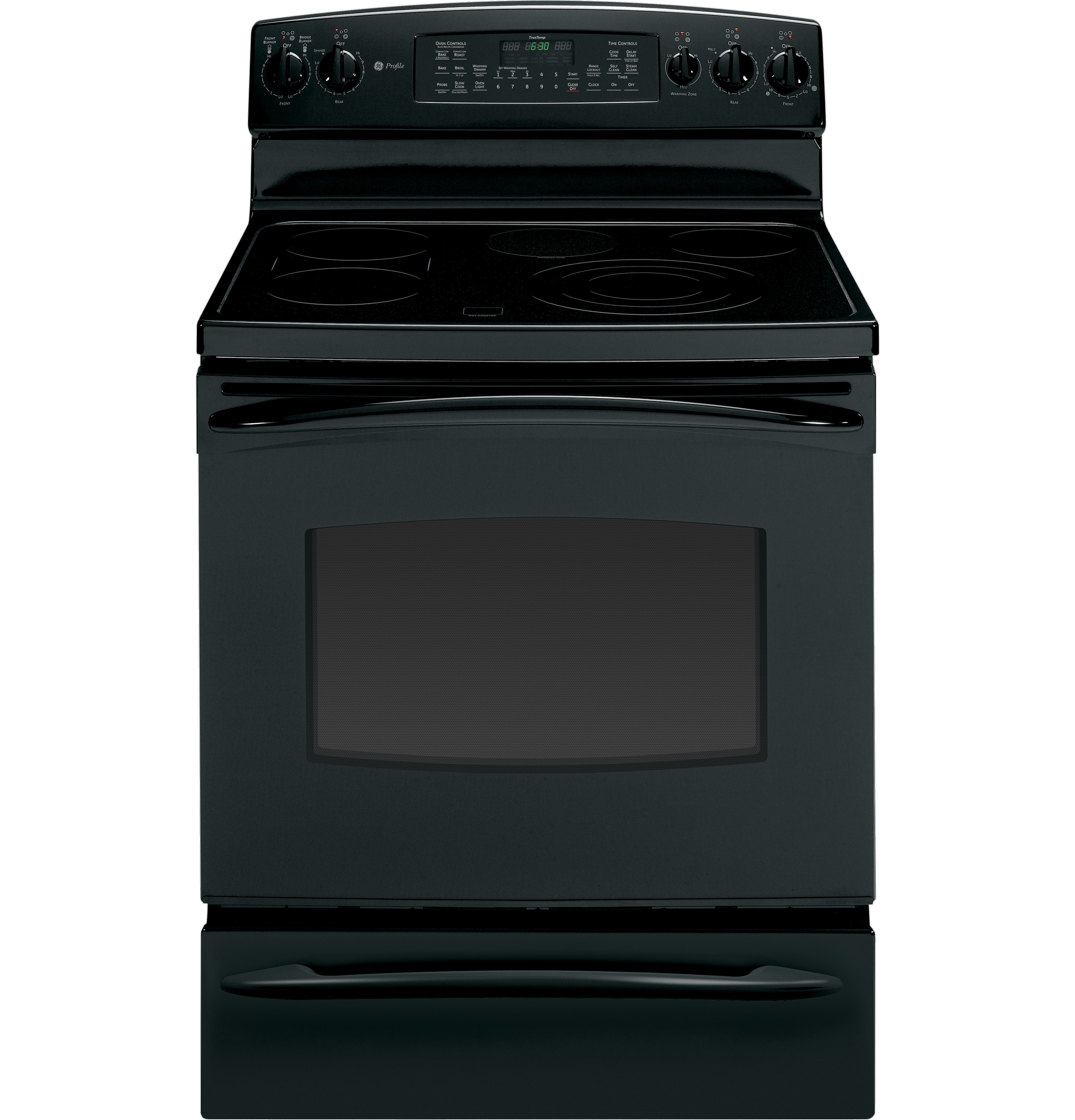 30" Free-Standing Electric Range with Warming Drawer PB915DTBB
