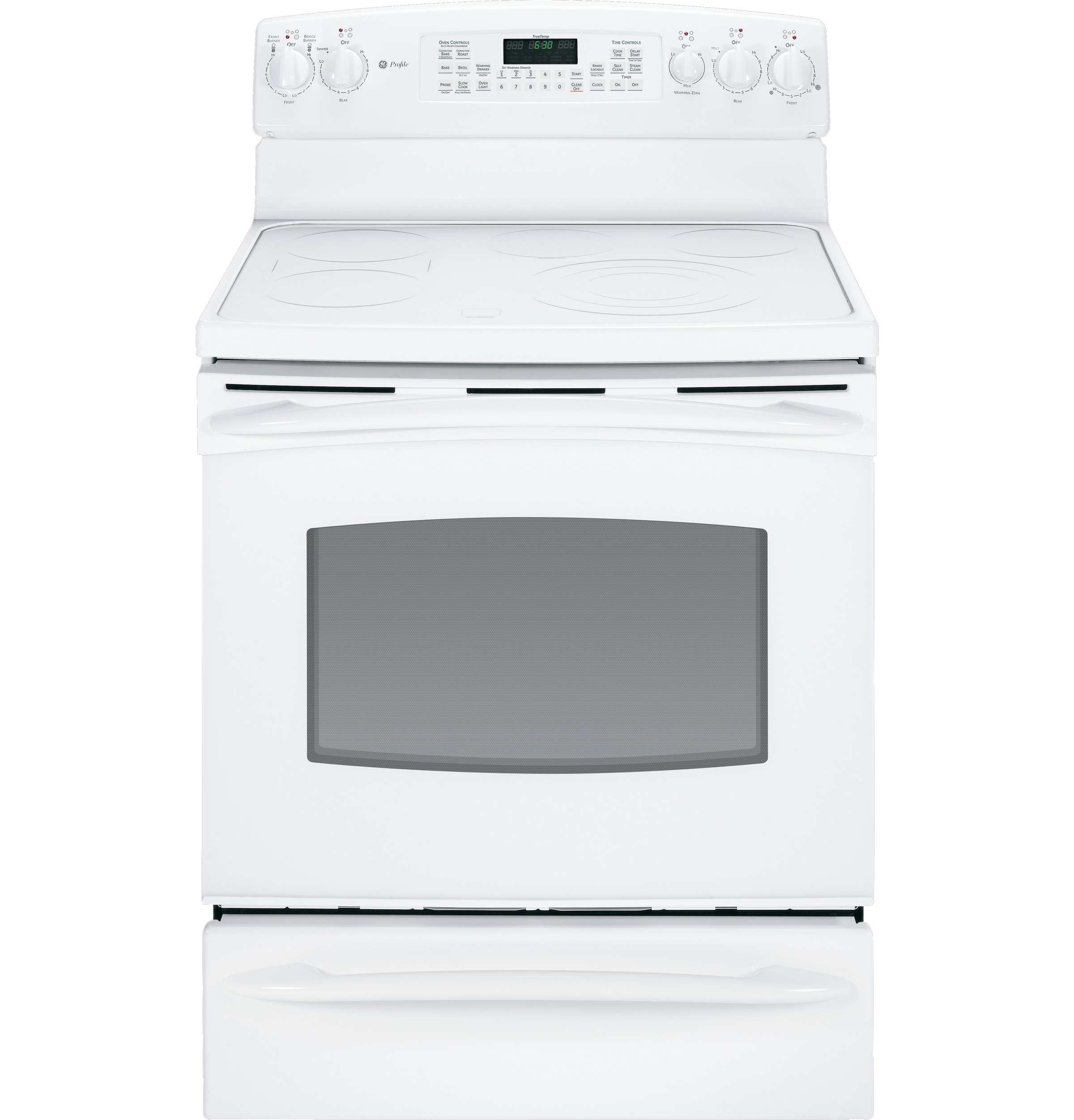 30" Free-Standing Electric Range with Warming Drawer PB915TTWW