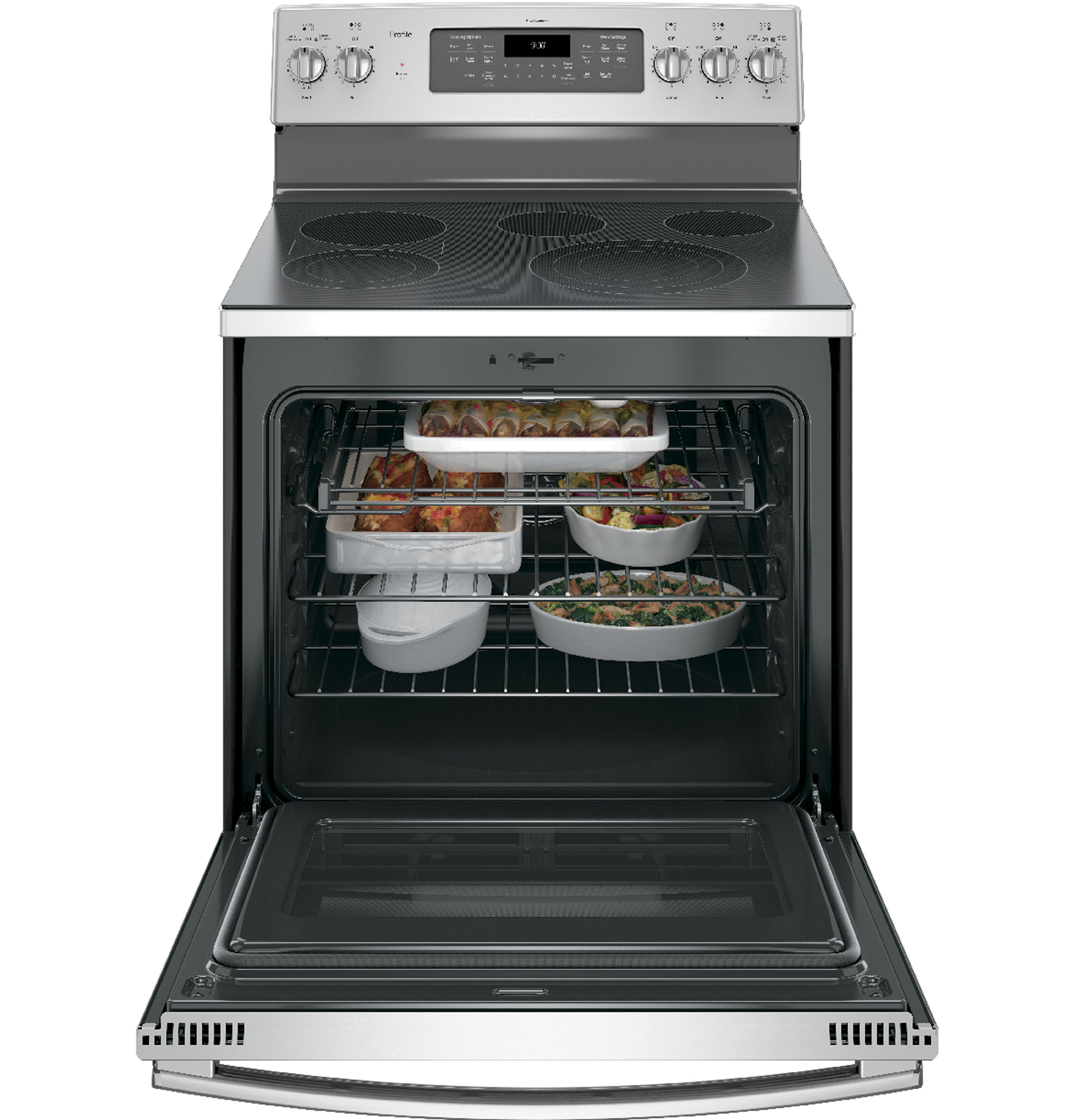 30" Smart Free-Standing Electric Convection Range PB930SLSS, product image 5 of 10
