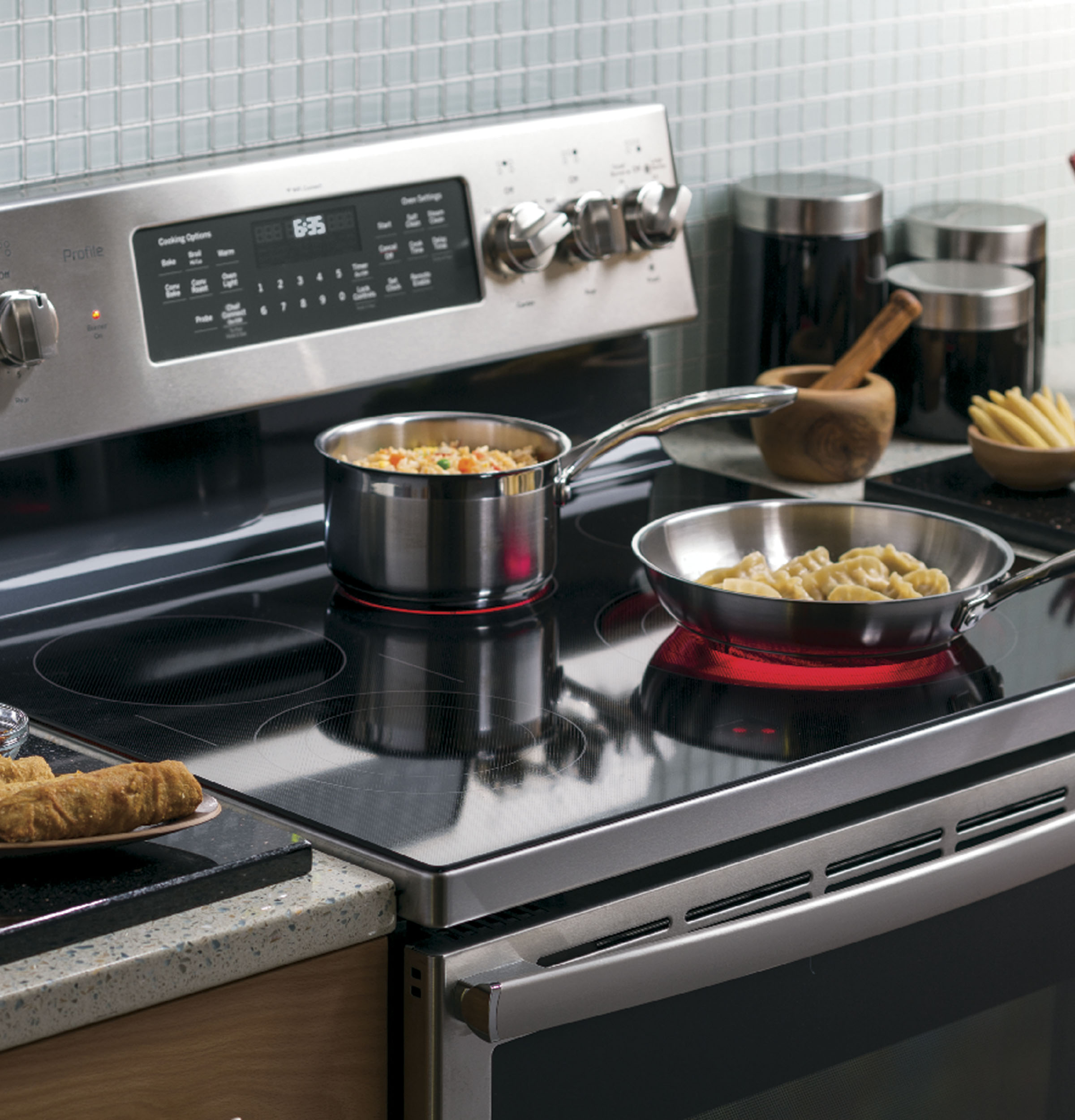 30" Smart Free-Standing Electric Convection Range PB930SLSS, product image 8 of 10