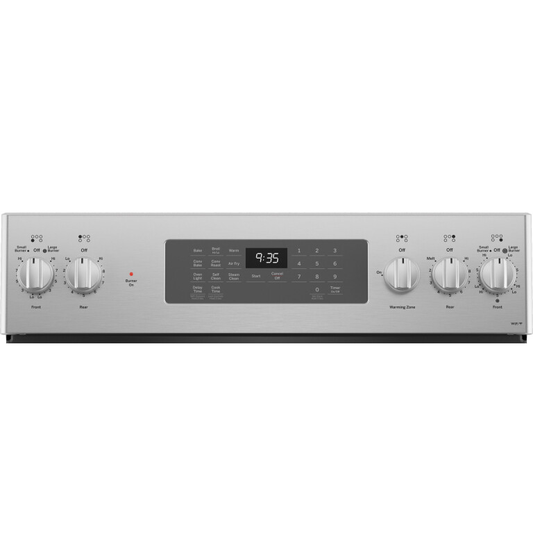 30" Smart Free-Standing Electric Convection Fingerprint Resistant Range with No Preheat Air Fry PB935YPFS, product image 4 of 9