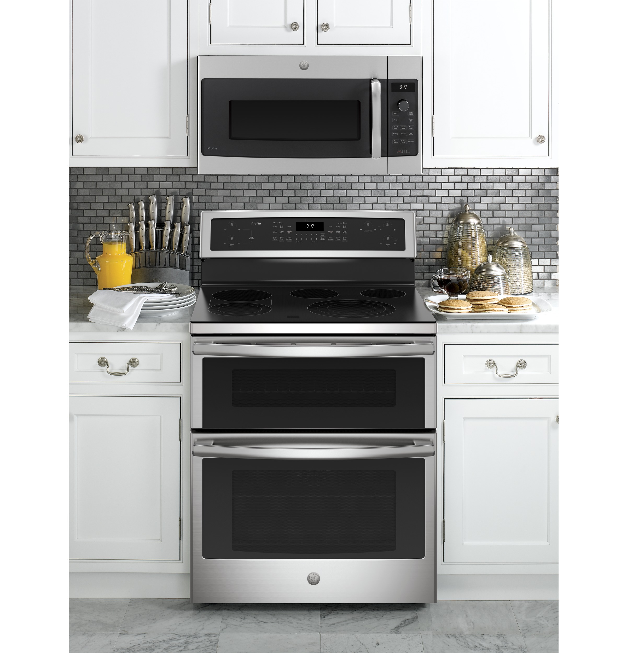 Series 30" Free-Standing Double Oven Range with Convection PB950SFSS, product image 5 of 22